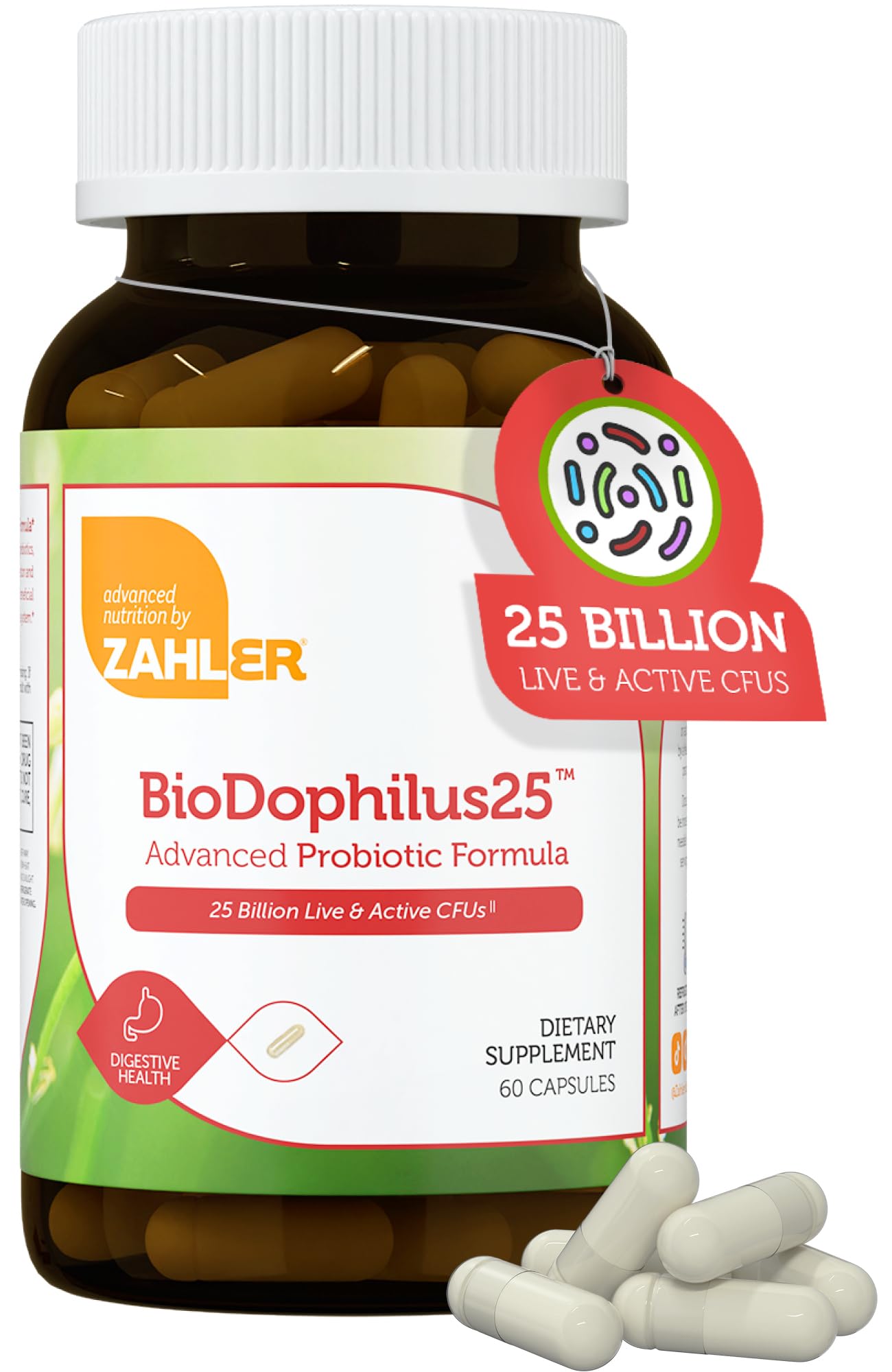 Zahler BioDophilus25 Probiotic Capsule 60 Count