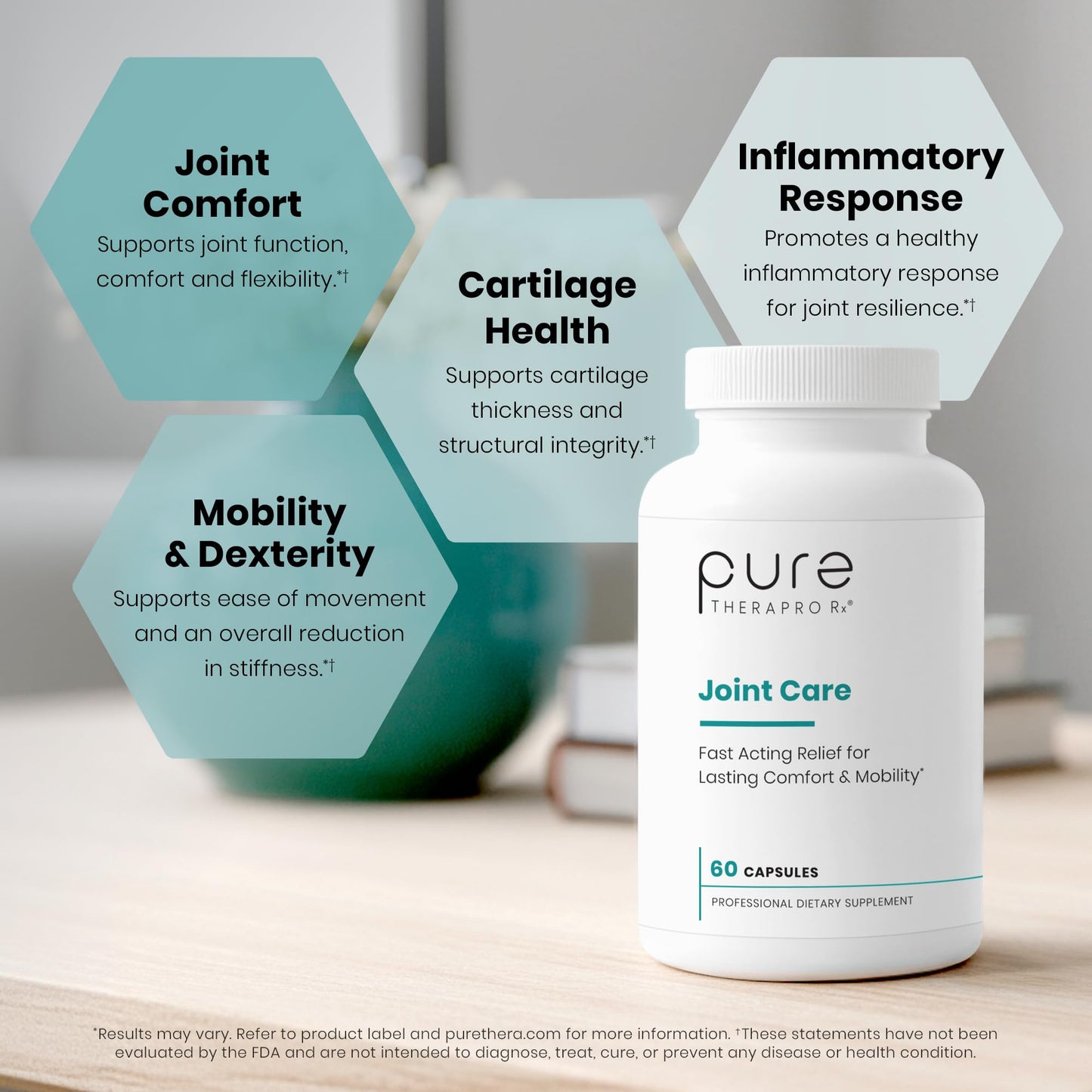 Pure Therapro Rx Boswellia, Curcumin & Type II Collagen Joint Supplement Capsule, 60 Capsules
