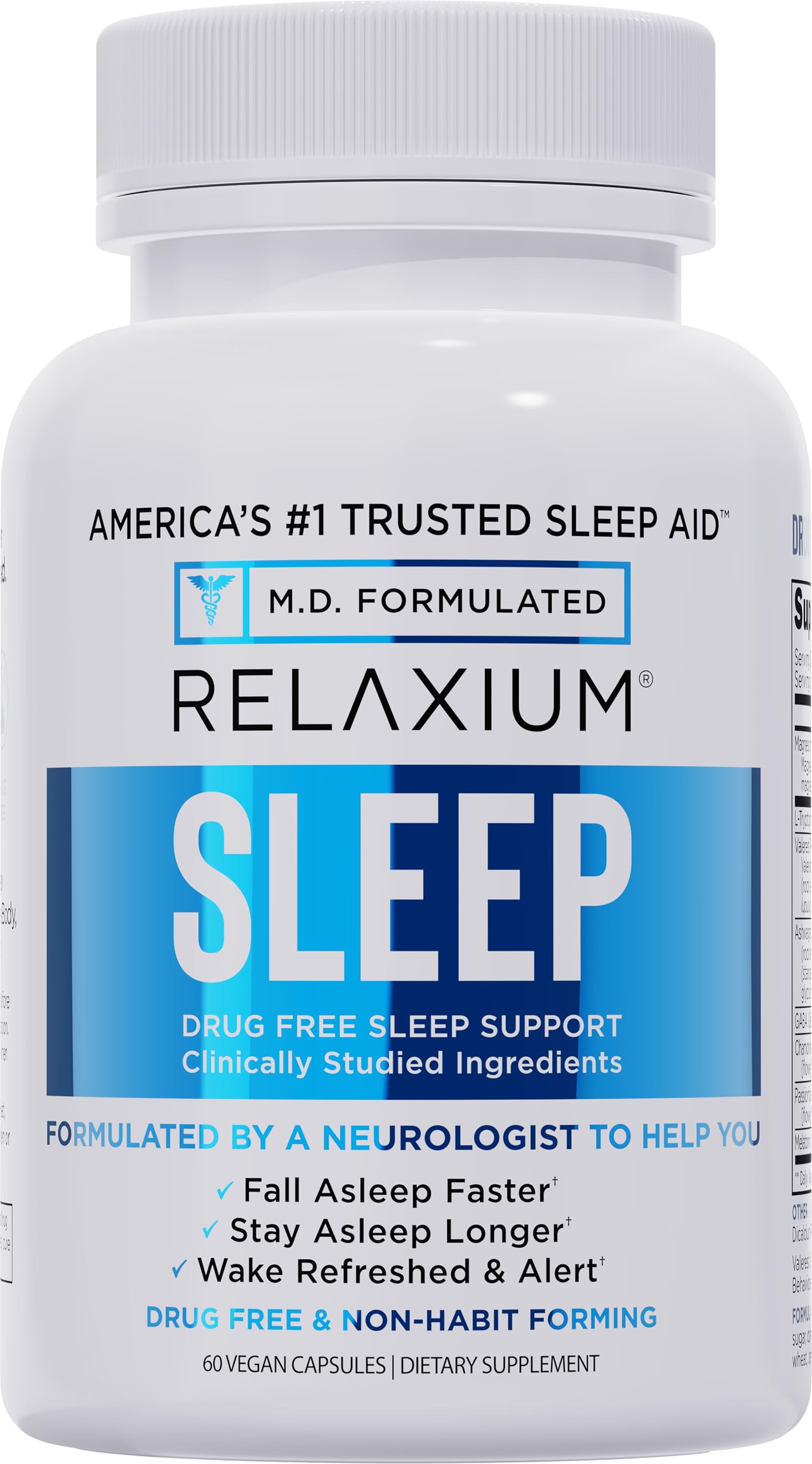 Relaxium Sleep Aid for Adults Capsules 60 Count