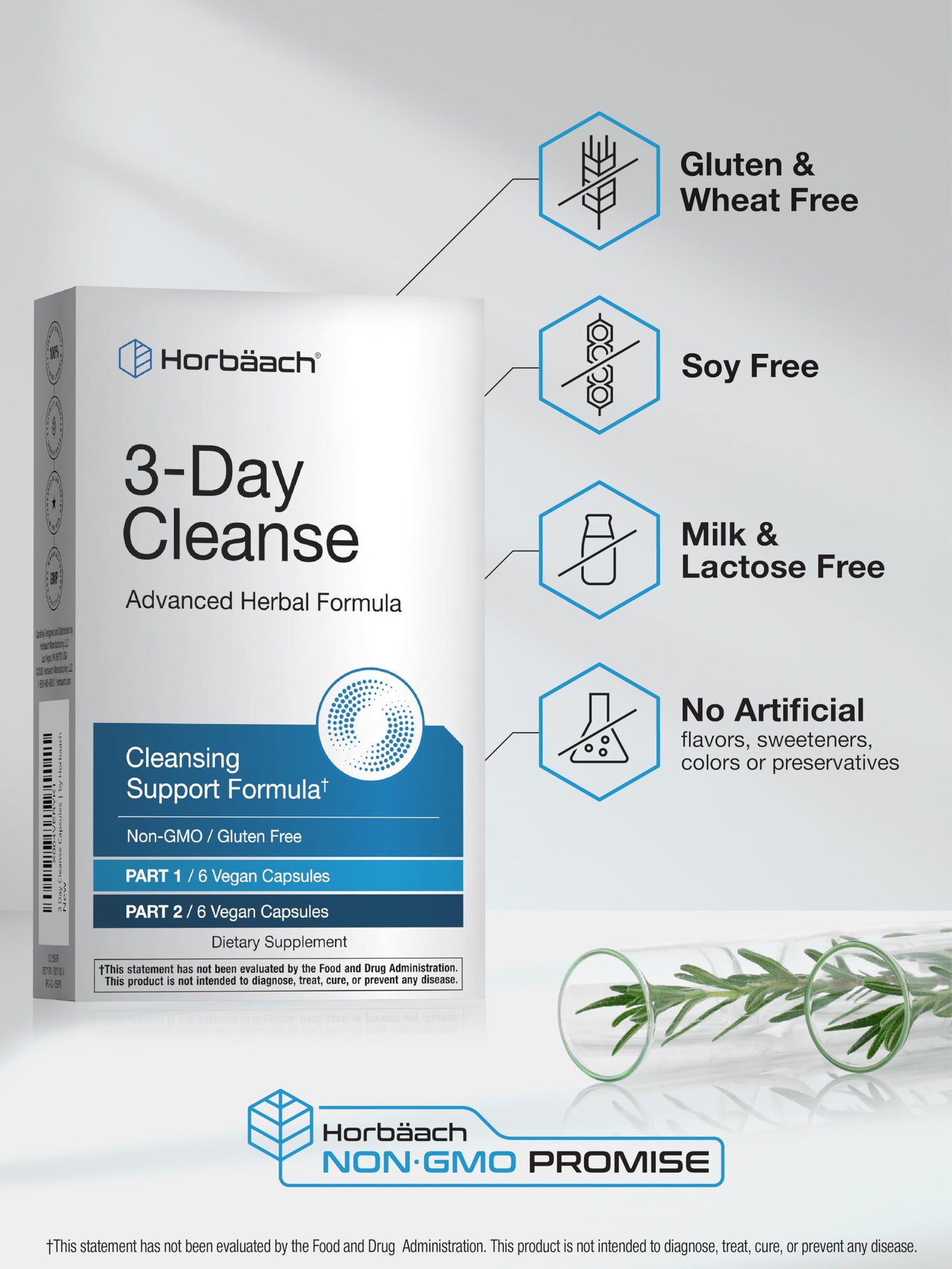 Horbäach 3 Day Cleanse Capsules 12 Count