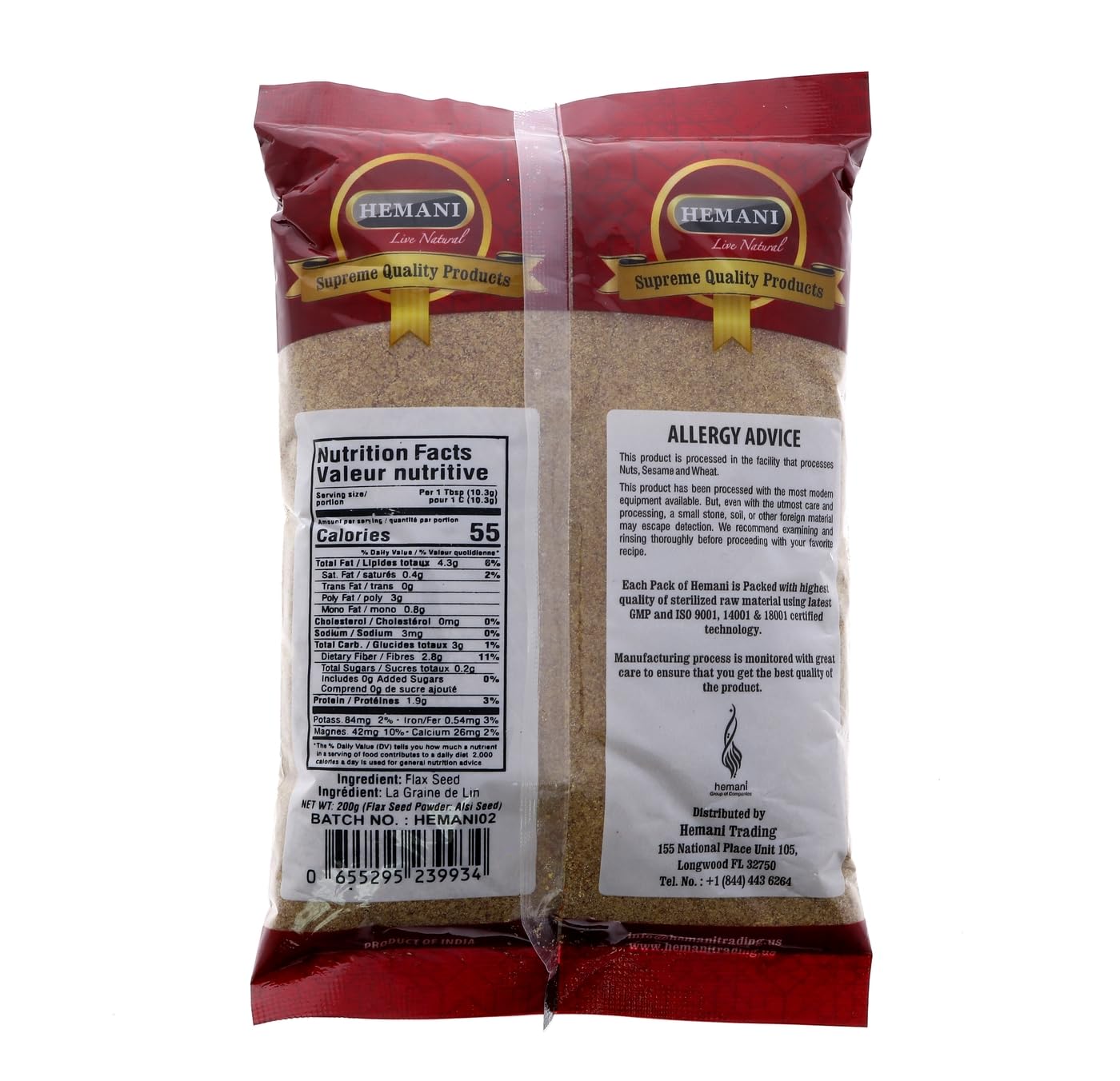 Hemani Alsi Powder Premium Ground Flaxseed Powder 7.1