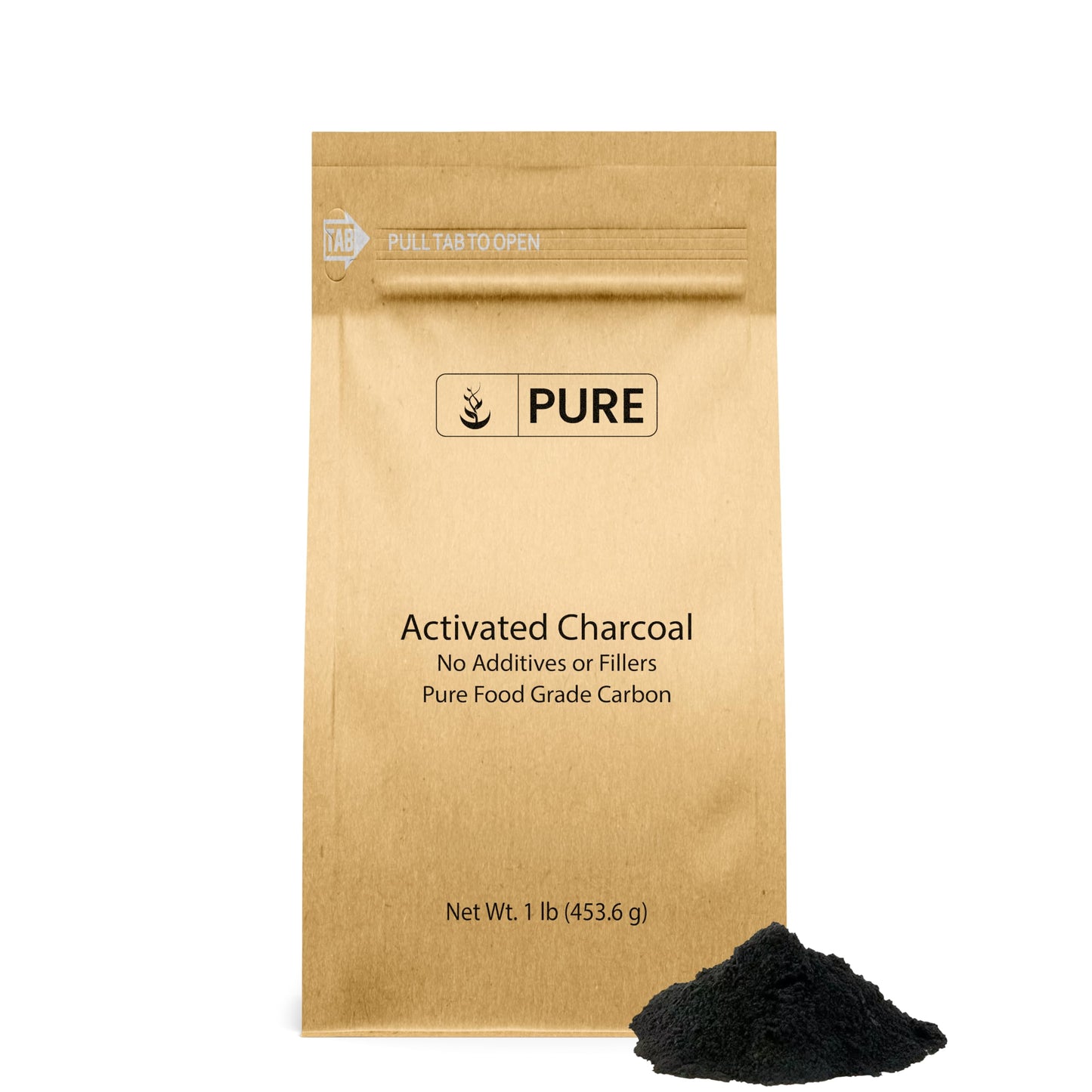 Pure Original Ingredients Activated Charcoal Powder, 16 Ounces