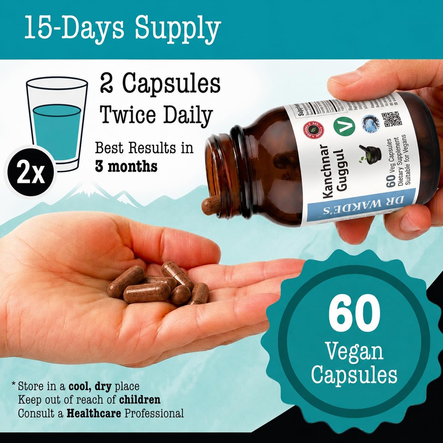 DR WAKDE's Kanchnar Guggul Capsules, 1 Count