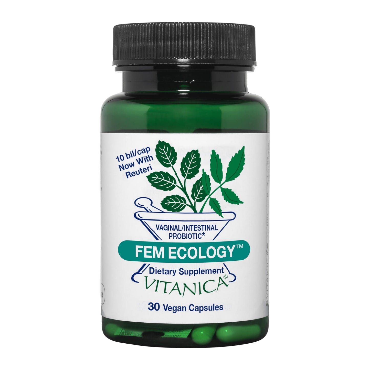 Vitanica FemEcology Vaginal and Intestinal Probiotic Support Capsules 30