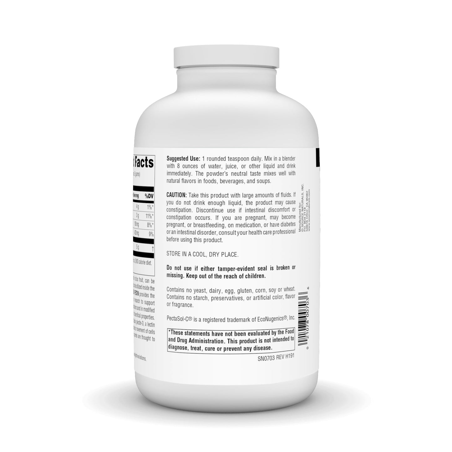 Source Naturals Modified Citrus Pectin Pectimmune Powder 14.11 oz