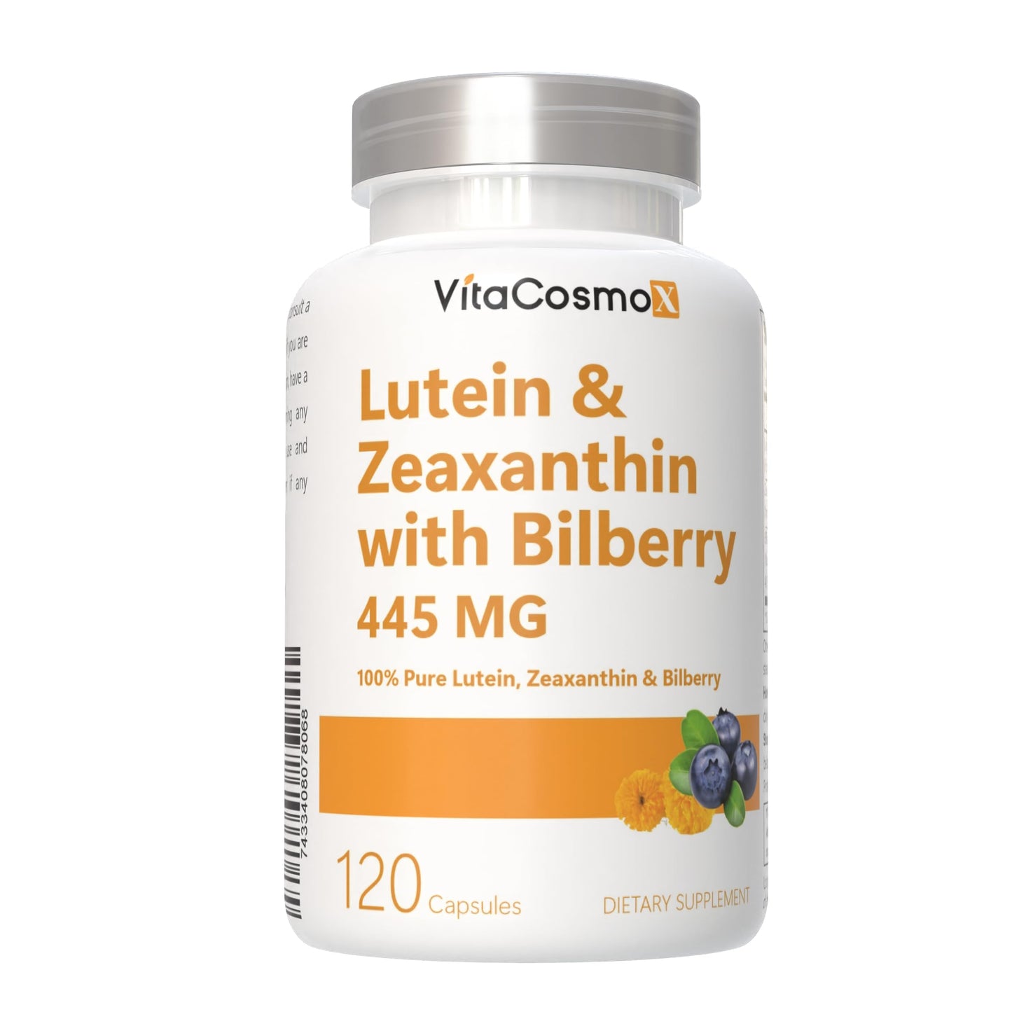 VitaCosmoX Lutein with Zeaxanthin Capsules 120 Capsules