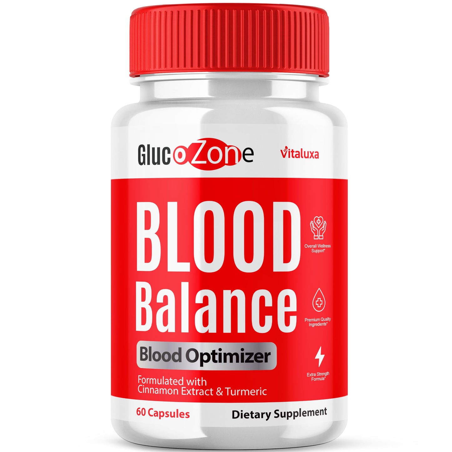 Vitaluxa Glucozone Blood Support Capsules 60 Count