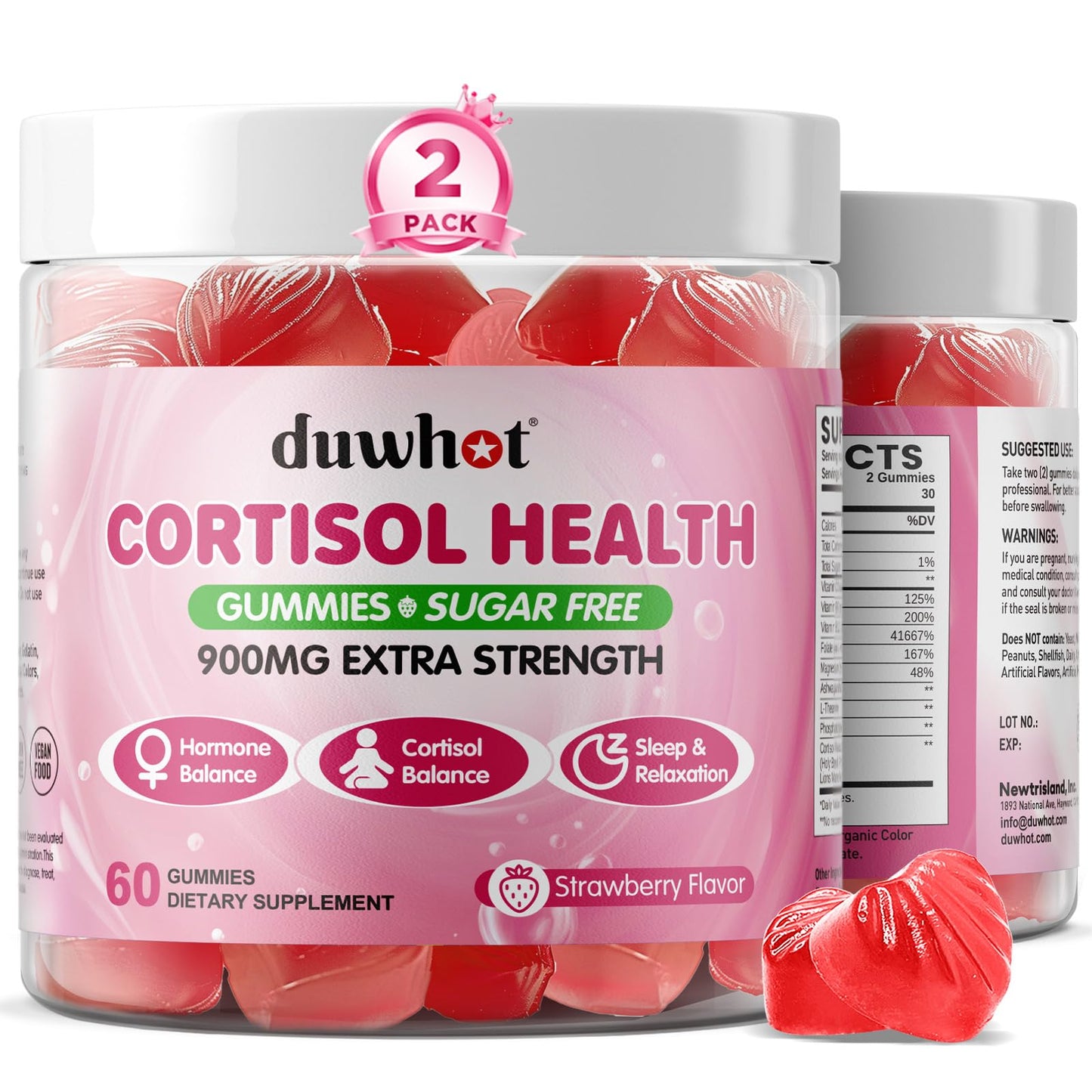 duwhot Cortisol Gummies 120