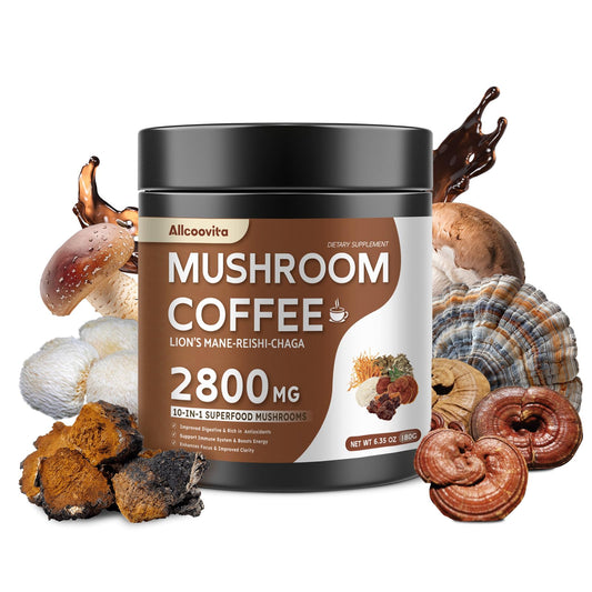 Allcoovita Mushroom Coffee Powder 6.35