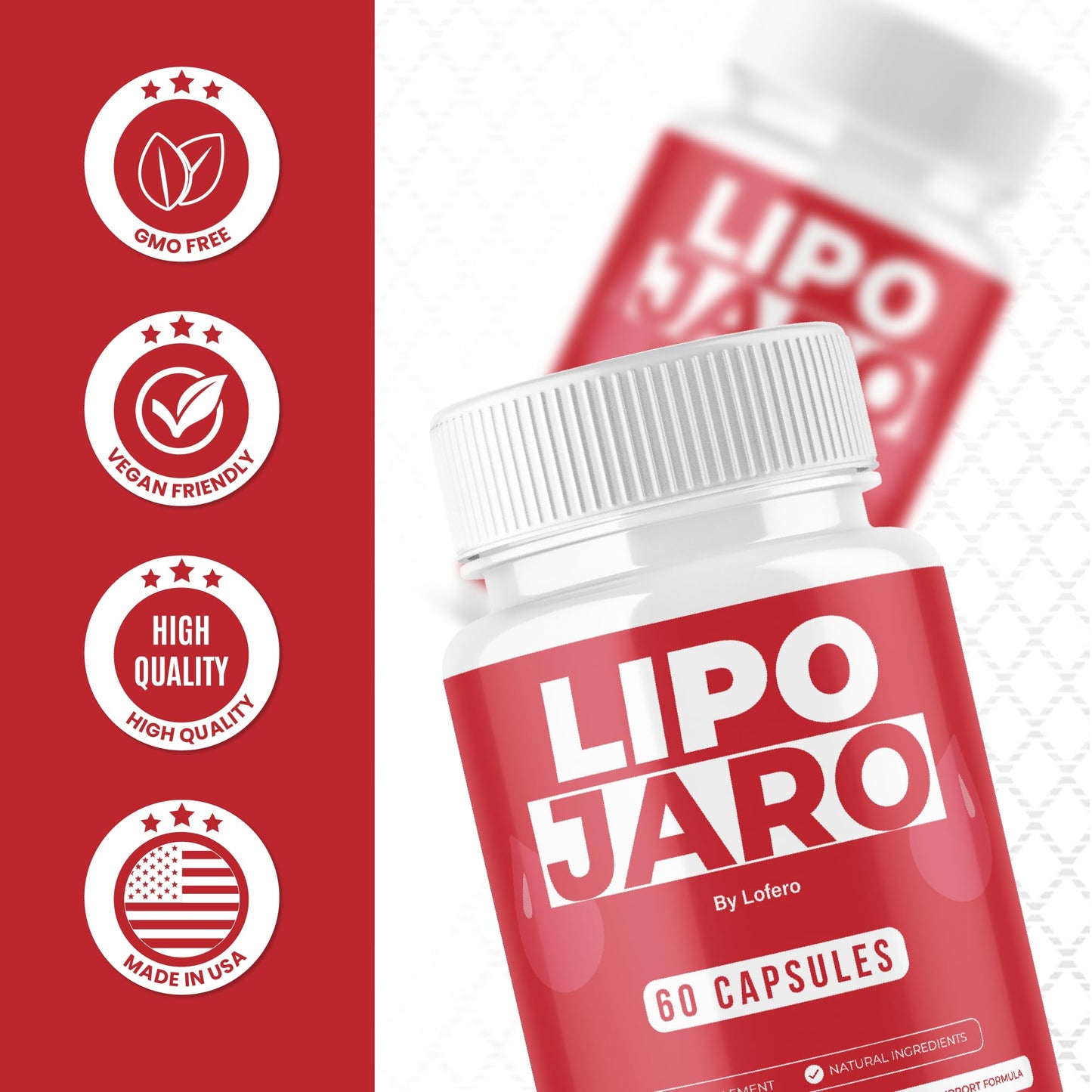 Lofero Lipojaro Capsules, Capsule, 180 Count