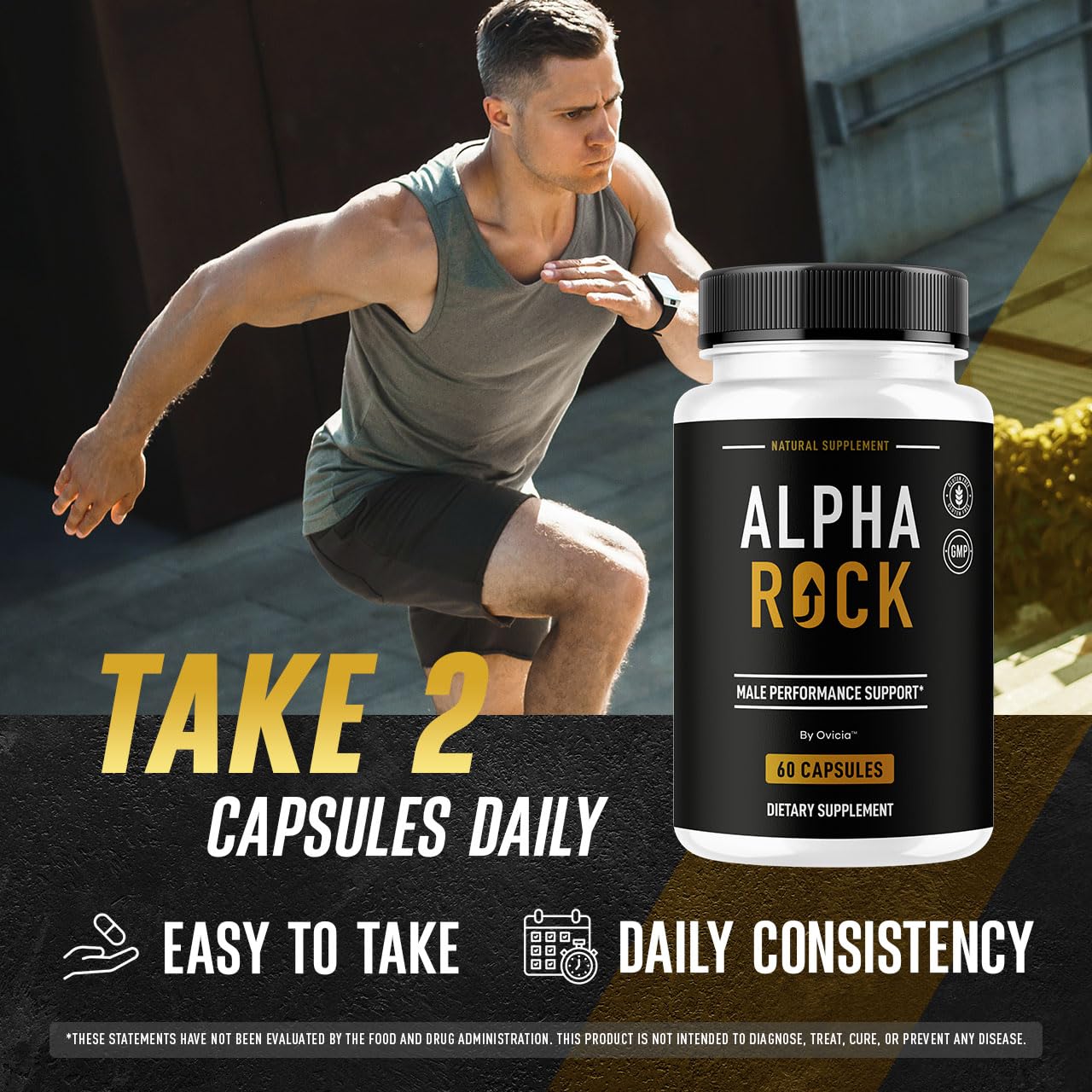OVICIA Alpha Rock Capsules 180 Capsules