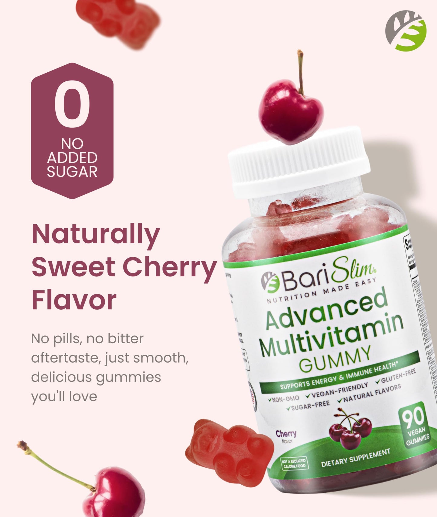 BariSlim Advanced Bariatric Multivitamin Gummies - 90 Count