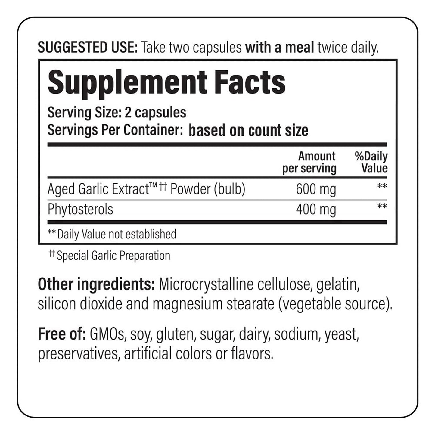 Kyolic Aged Garlic Extract Formula 107 Capsule, 240 Capsules
