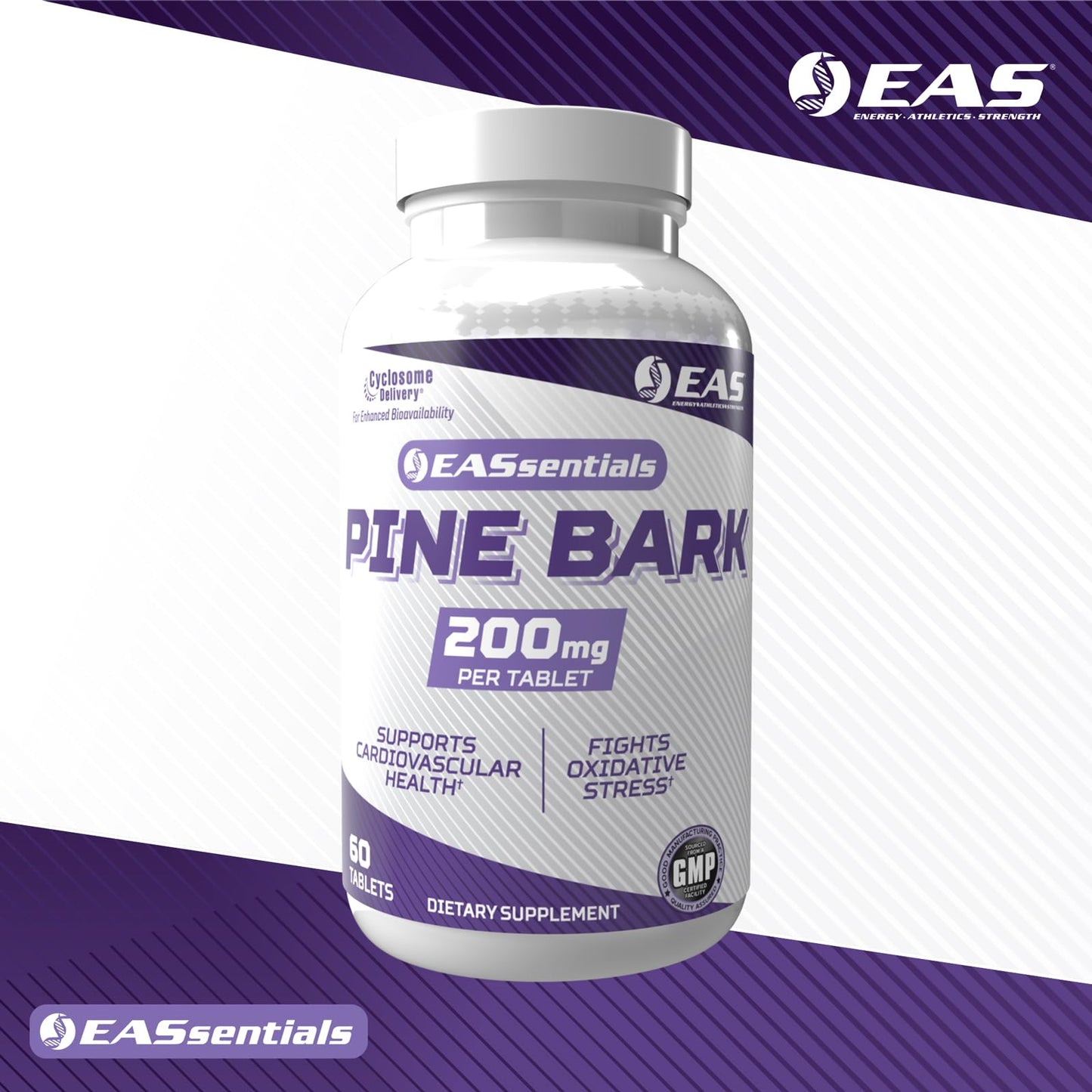Experimental and Applied Sciences Pine Bark 200mg Tablet, 60 Tablets