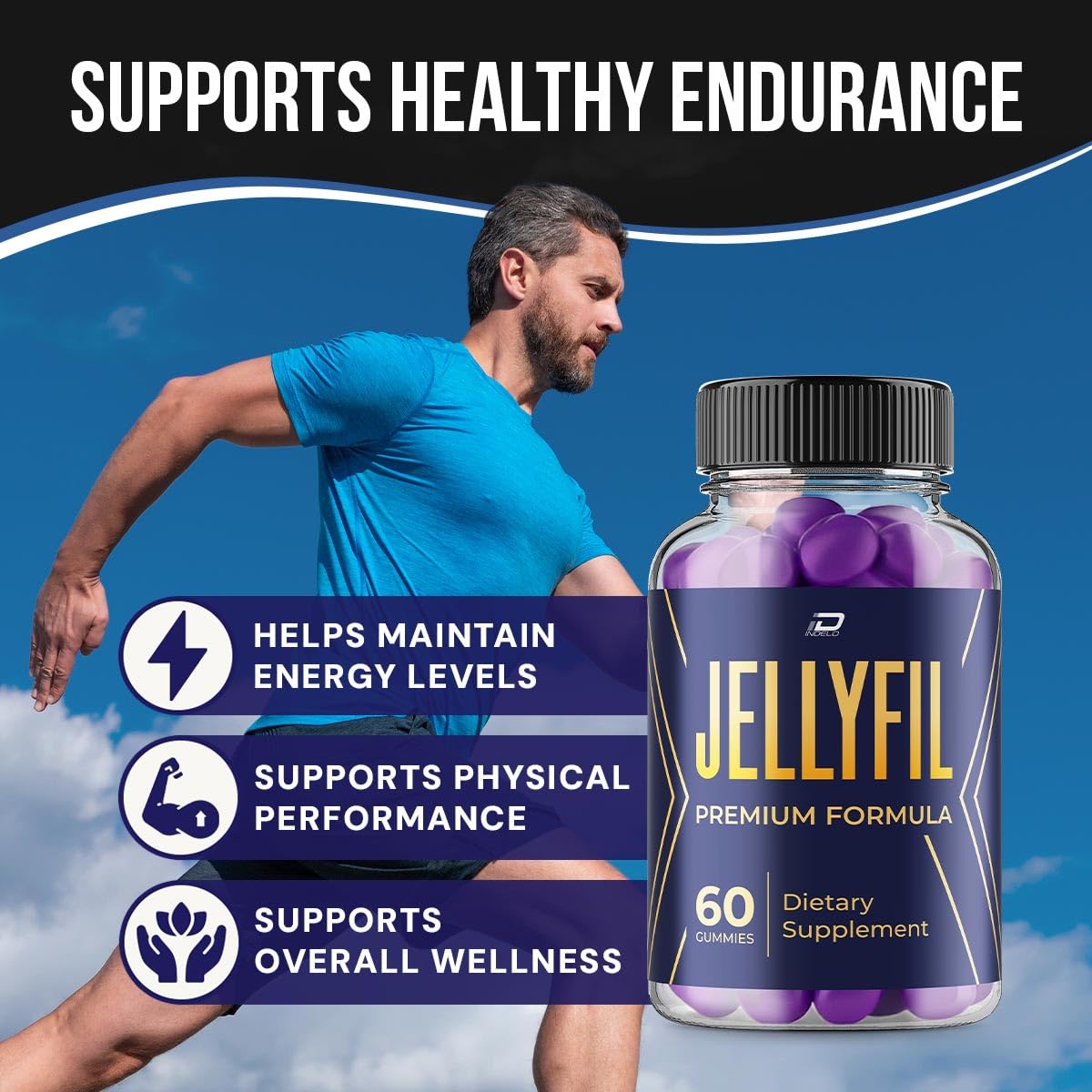 Indelo Jellyfil Gummies Advanced Formula 60 Gummies