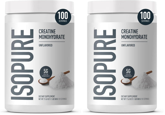 Isopure 100% Pure Creatine Monohydrate Powder 35.2 oz Pack of 2