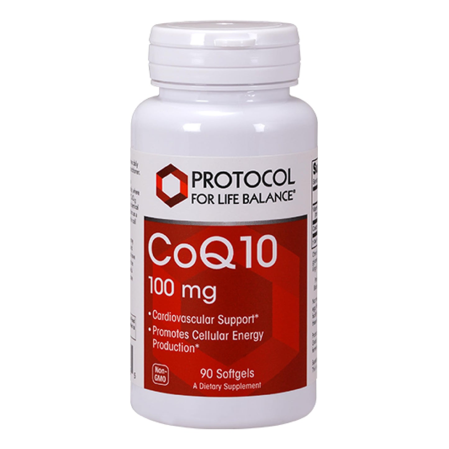 PROTOCOL FOR LIFE BALANCE CoQ10 100mg with Vitamin E & Soy Lecithin Softgels, 90 Count