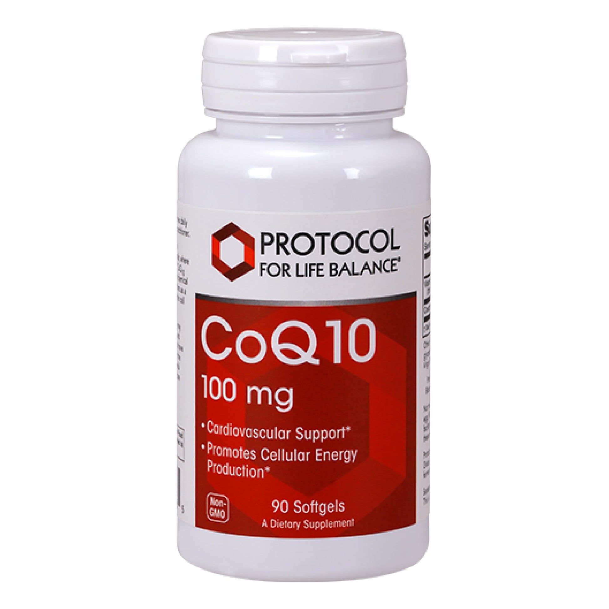 PROTOCOL FOR LIFE BALANCE CoQ10 100mg with Vitamin E & Soy Lecithin Softgels, 90 Count