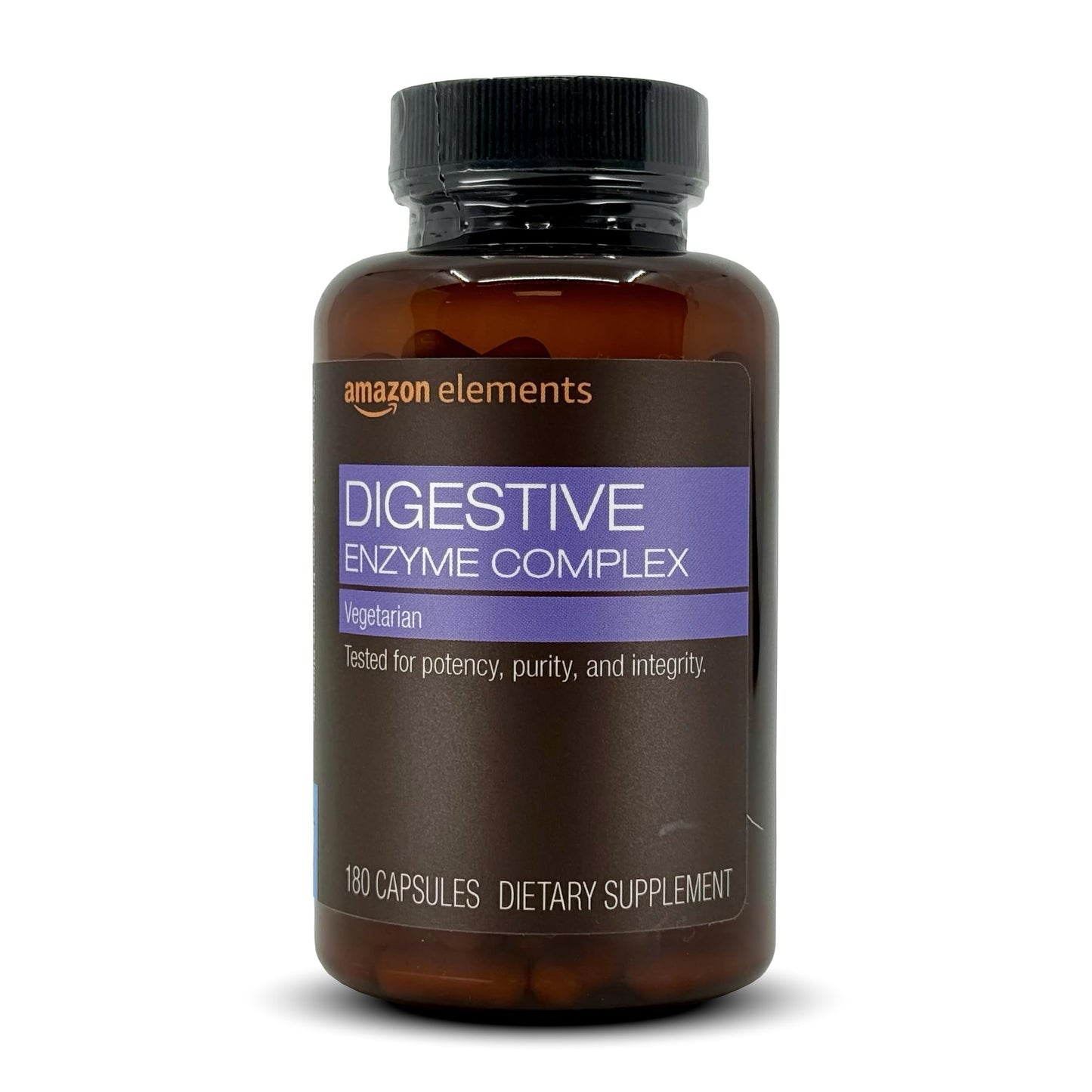 Amazon Elements Digestive Enzyme Complex Capsules 180 Capsules