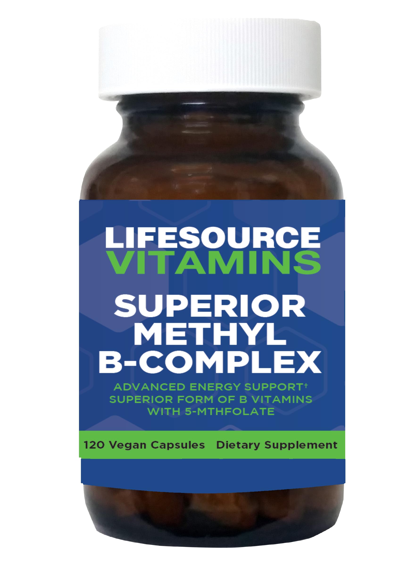 LifeSource Vitamins Superior Methyl-B Complex 120 Capsules