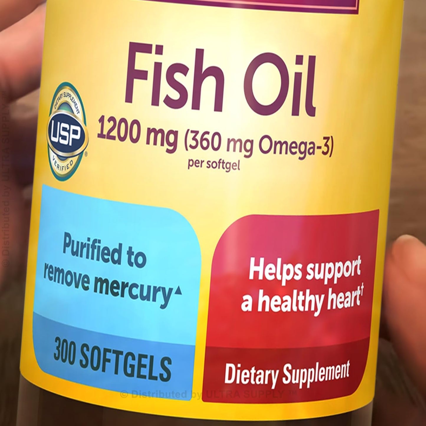 Generic Fish Oil 1200mg Softgels, 300 Count
