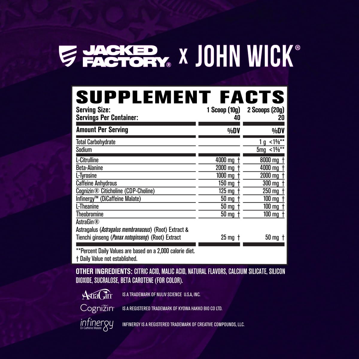 Jacked Factory Wick Mode Pre Workout Powder 14.1