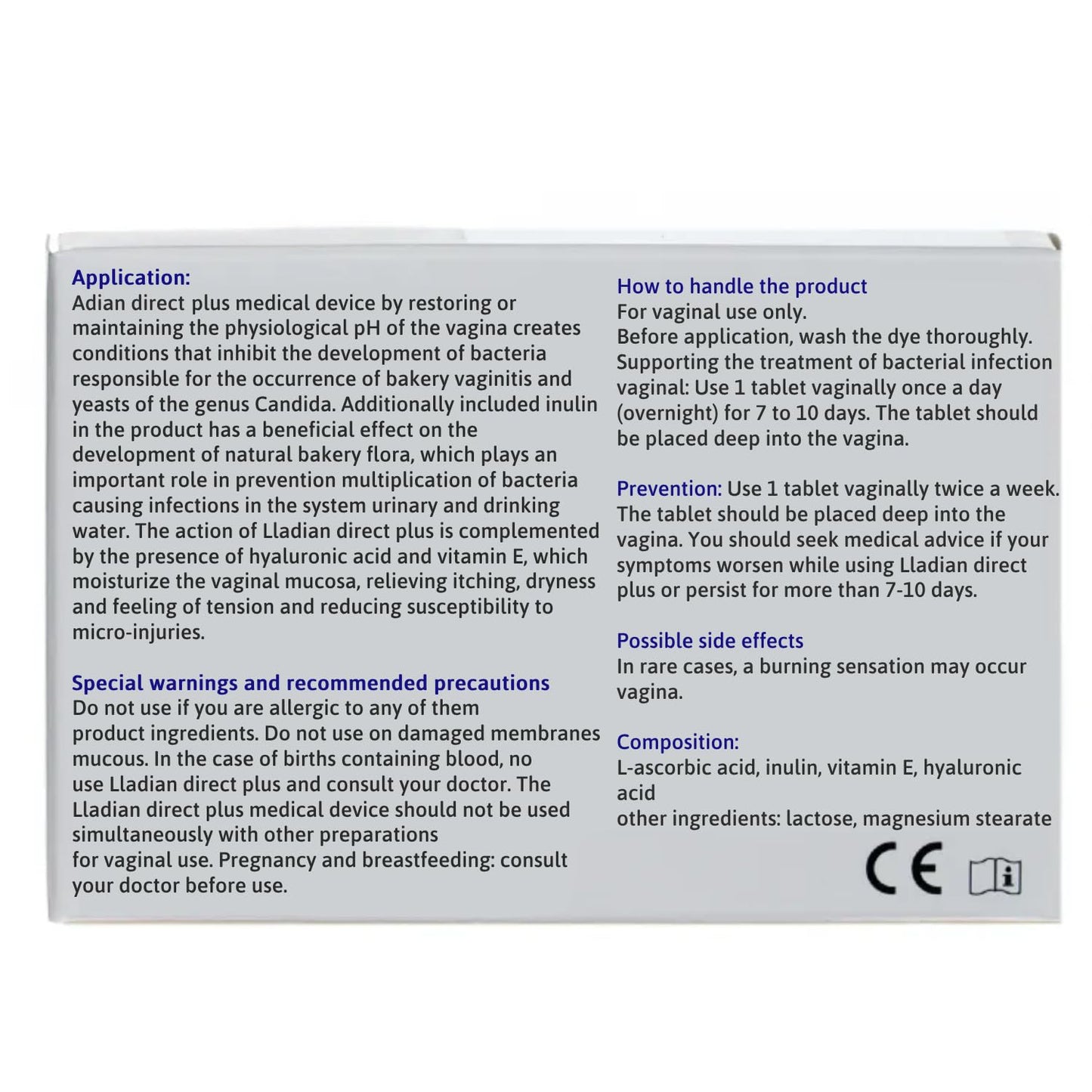 Generic IladianDirect Plus Capsules 10 Capsules