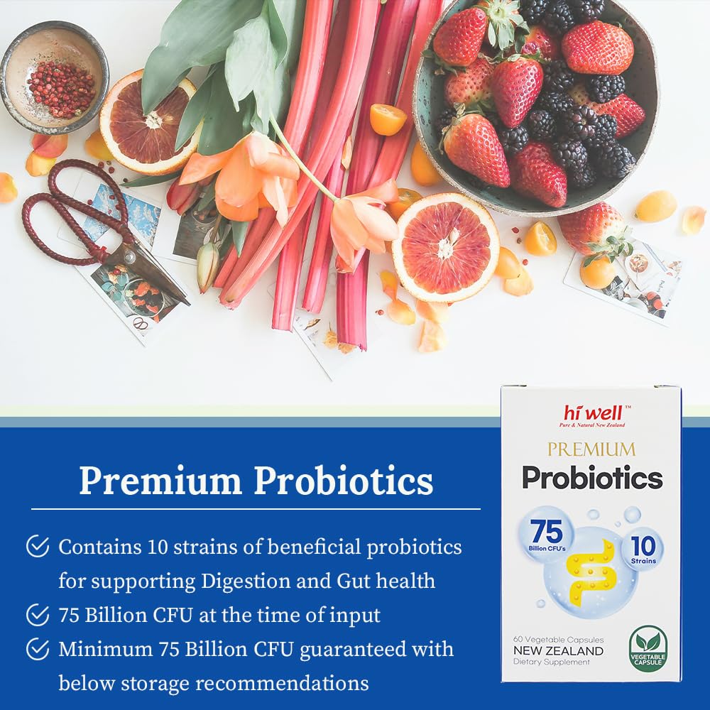 Hi Well Premium Probiotics 180 Capsules