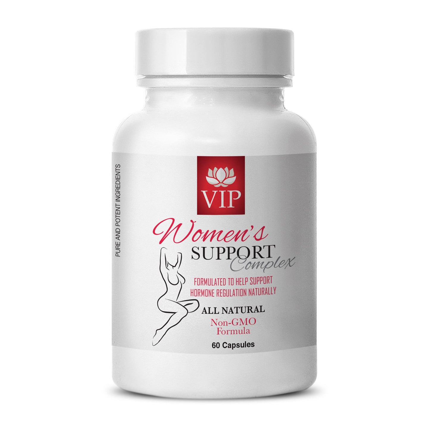 VIP Supplements Hot Flashes Menopause Relief - Women's Support Complex Natural - Licorice Root Extract, 180 Capsules