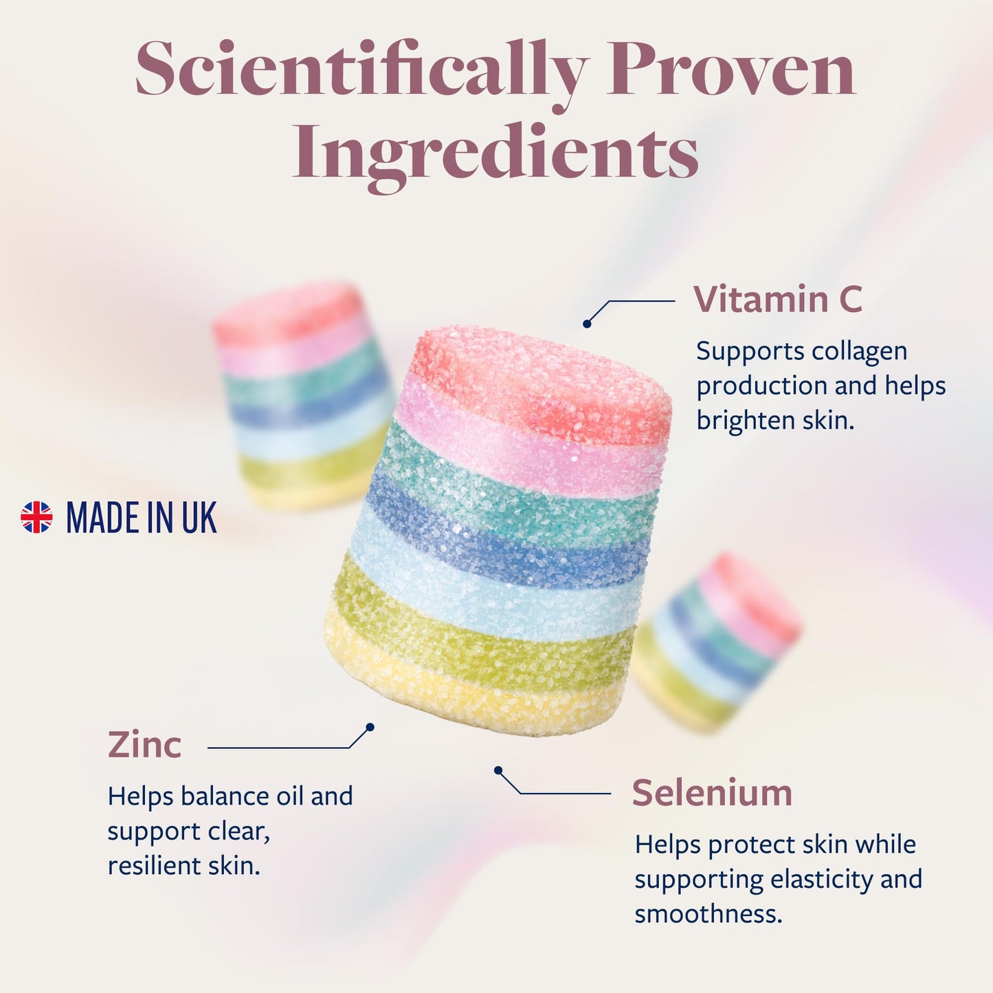 Upsa Nourished Collagen Skin Lift Gummies 30 Count