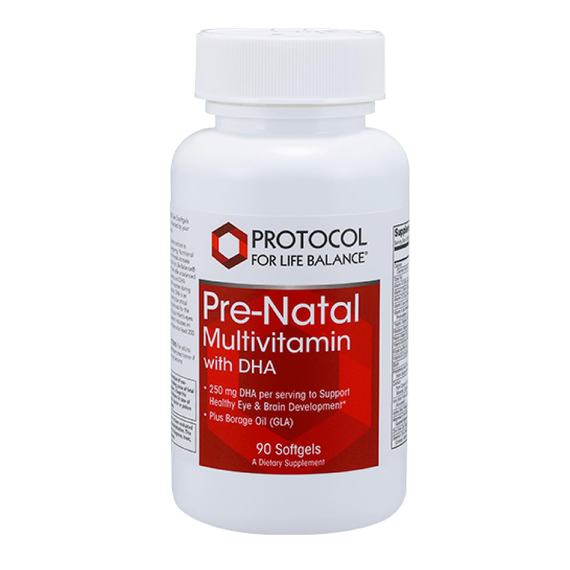 Protocol for Life Balance Pre-Natal Multivitamin with DHA 90 Softgels