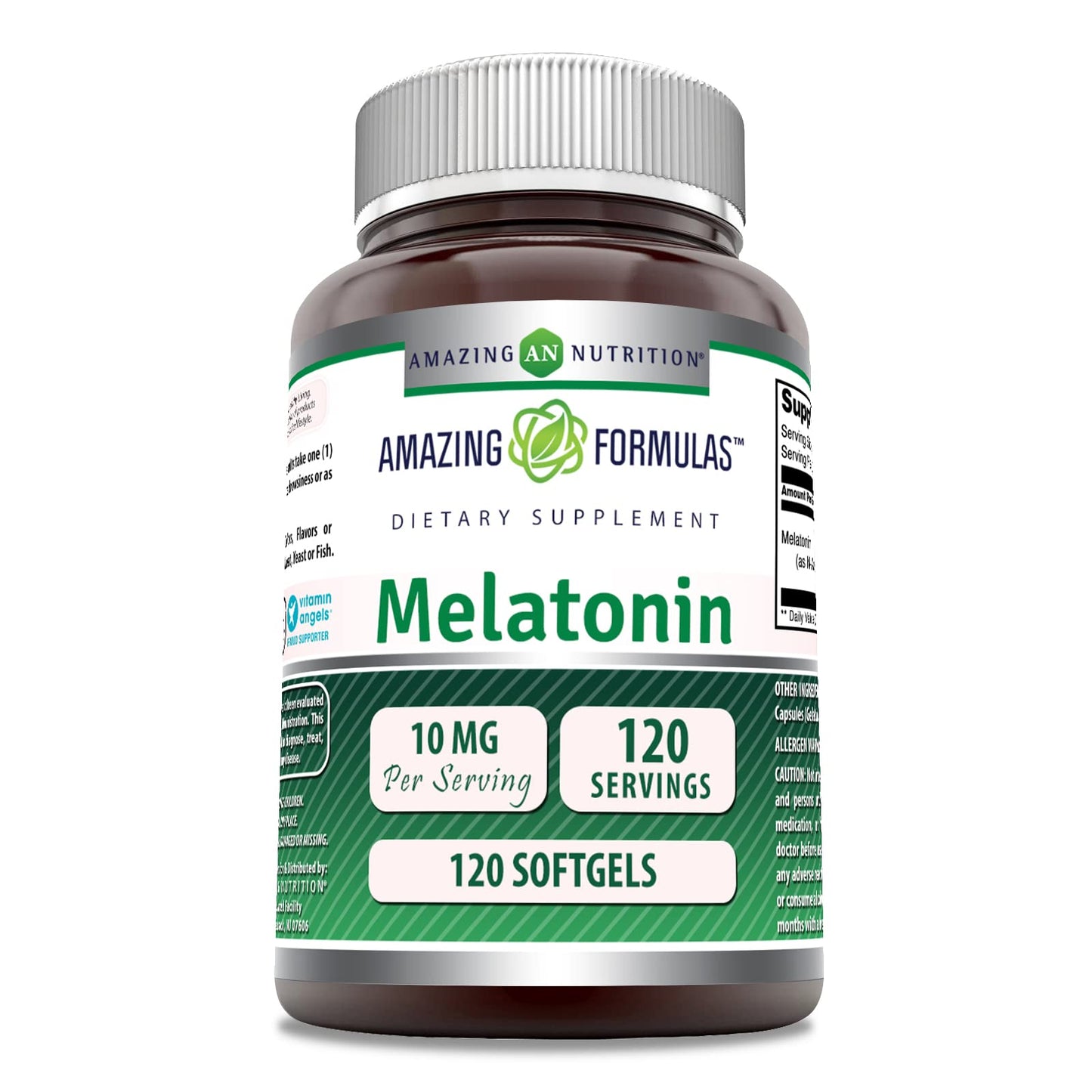 Amazing Nutrition Melatonin 10 mg Softgels 1 Count