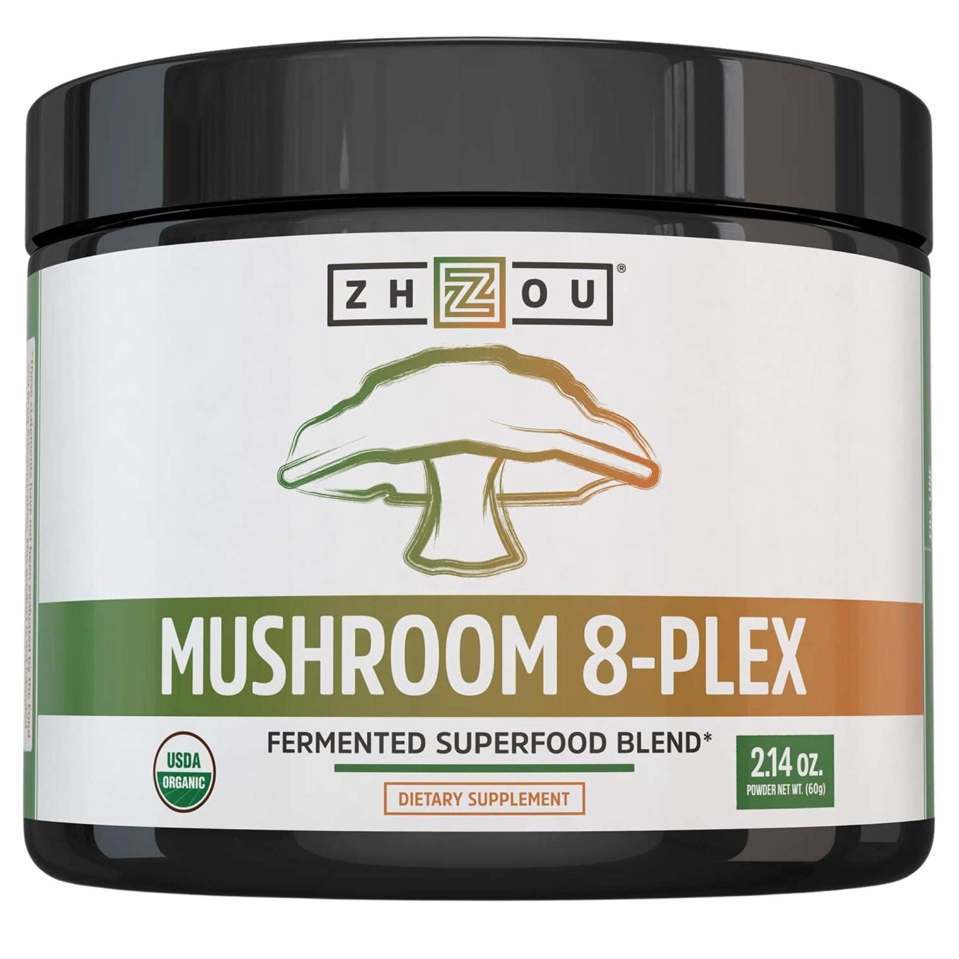 ZHOU Mushroom 8-Plex Powder 2.14 Ounce
