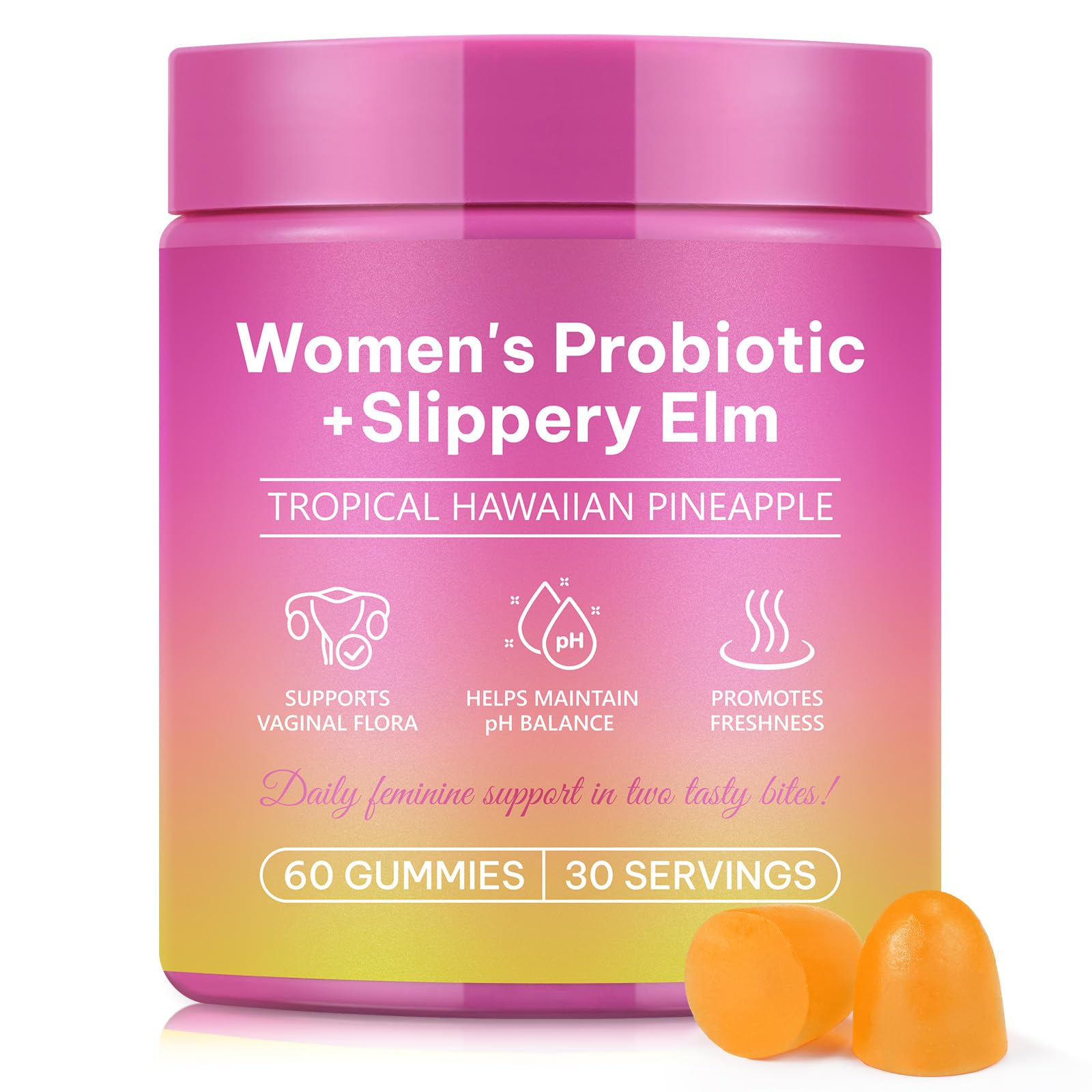 Daiasns Feminine Probiotics Gummies, 60 Count
