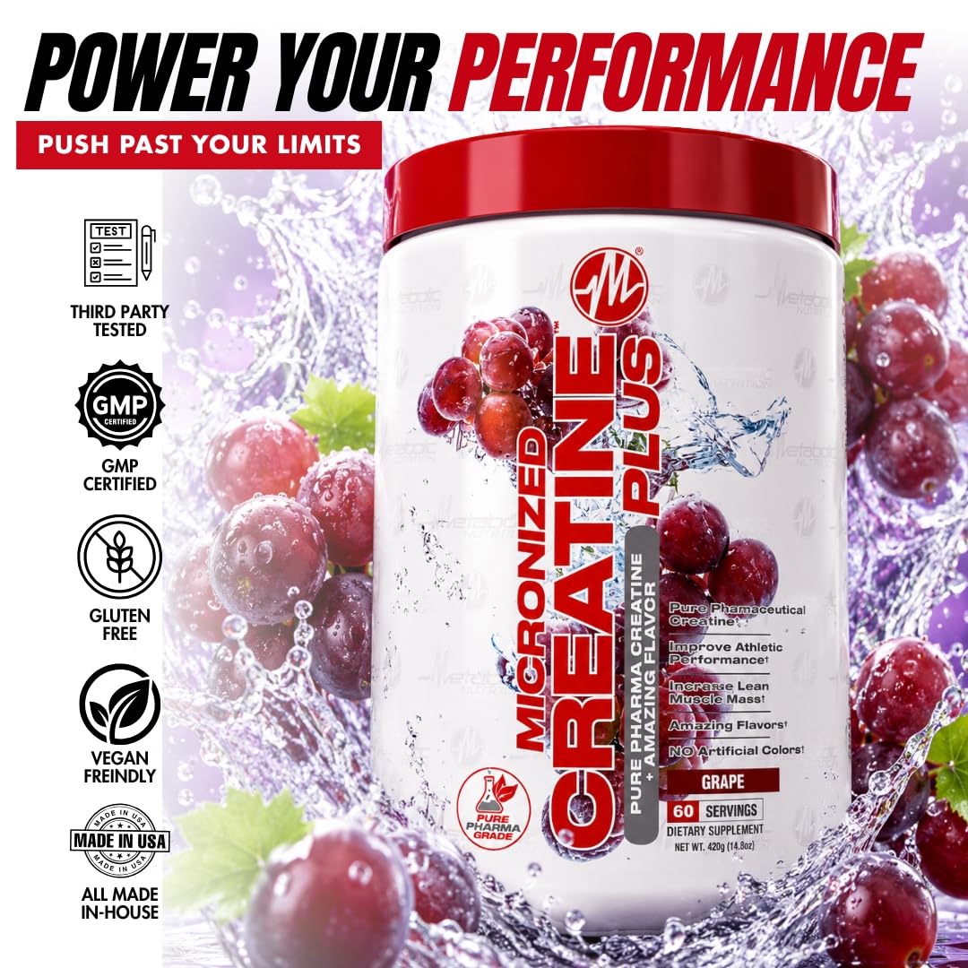 Metabolic Nutrition Micronized Creatine Plus Powder 14.8 Ounce