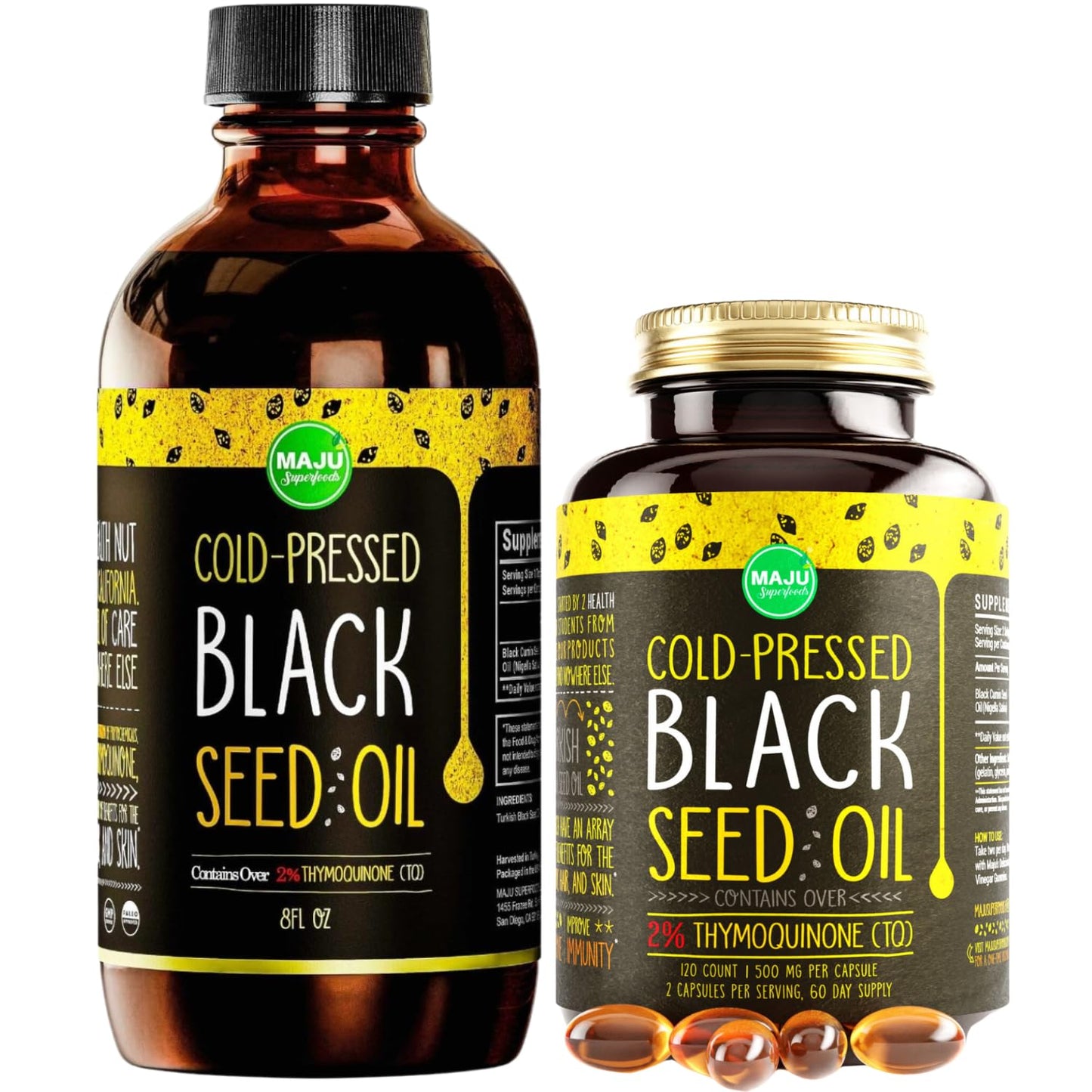 Maju Superfoods Black Seed Oil Capsules