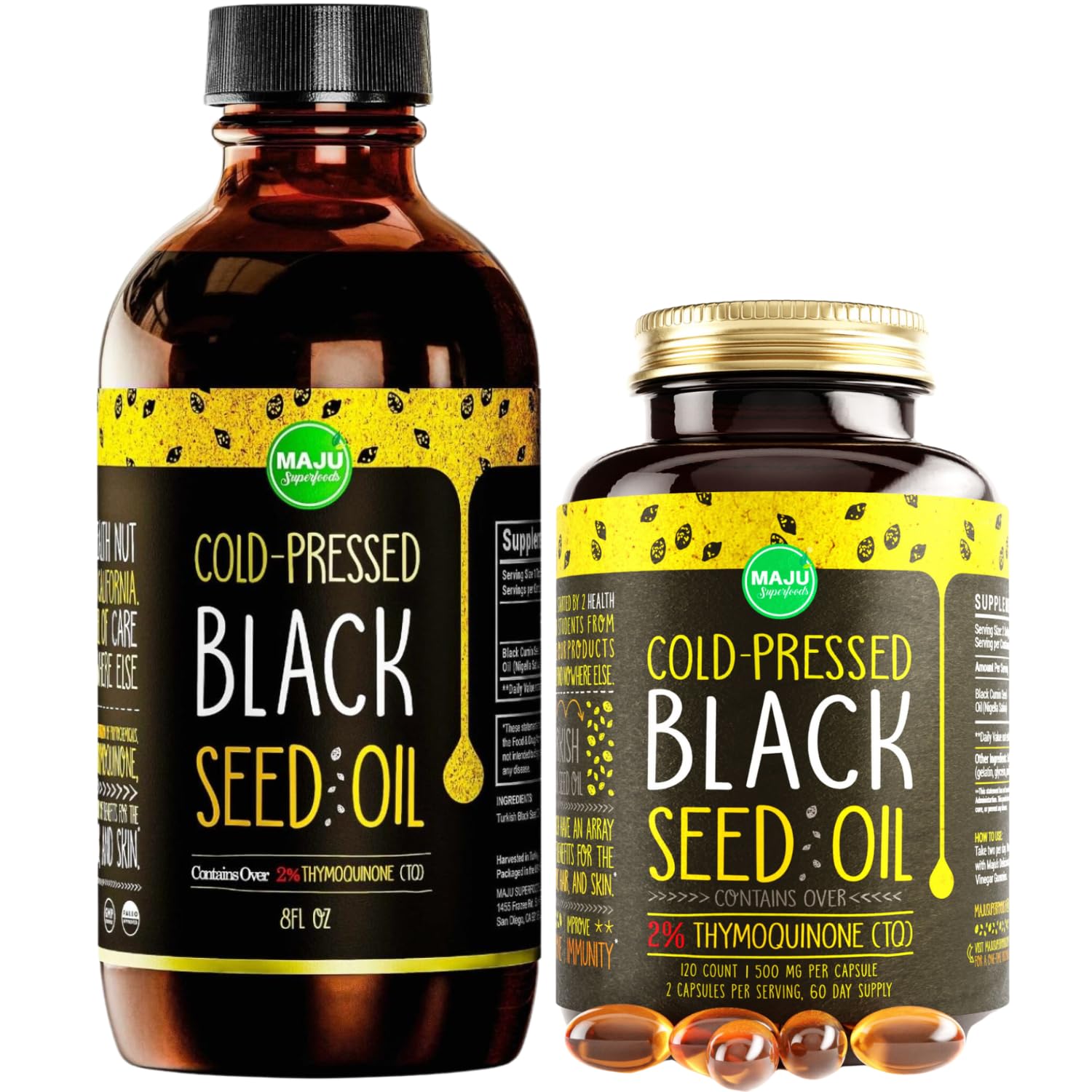 Maju Superfoods Black Seed Oil Capsules