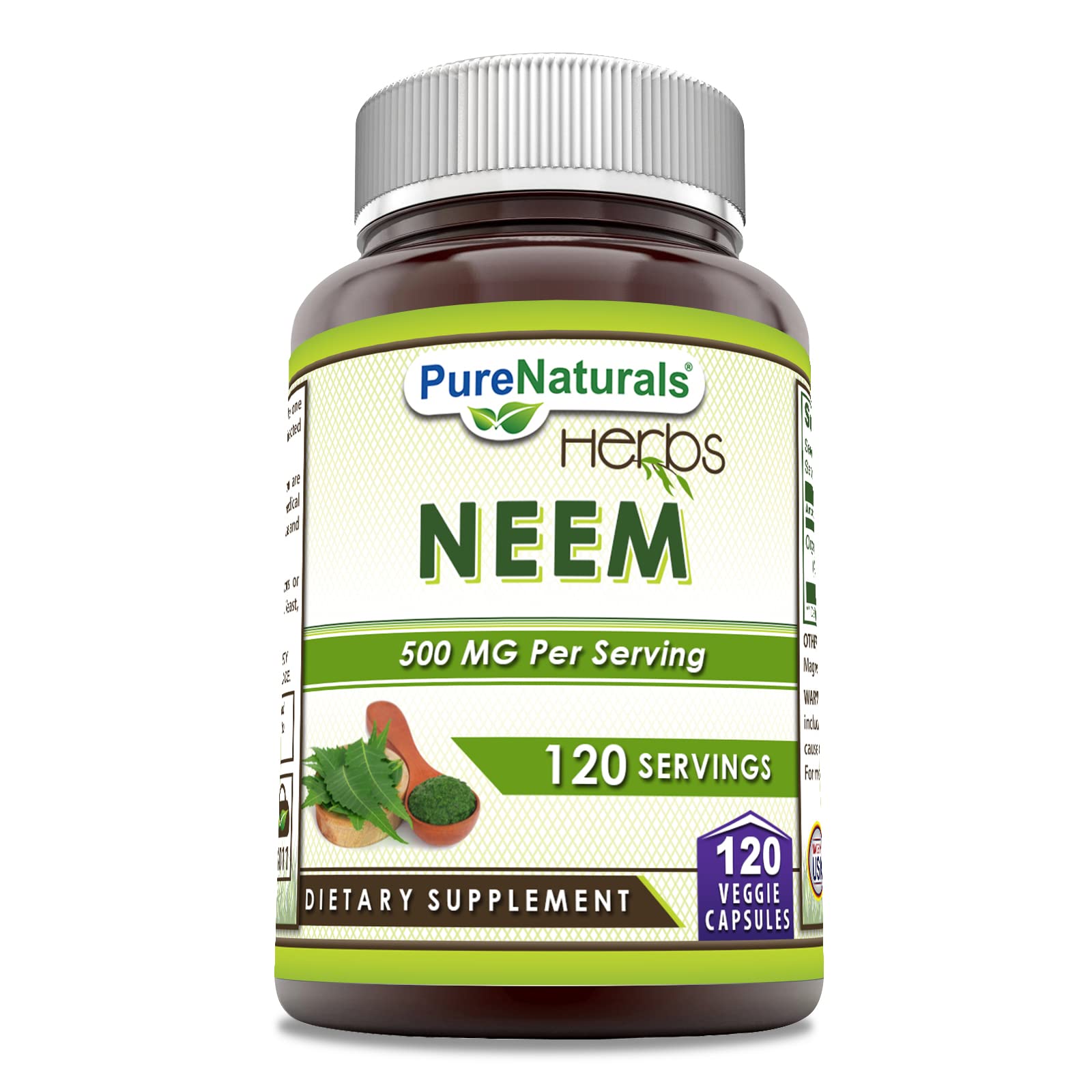 Pure Naturals Neem Capsules 120 Capsules