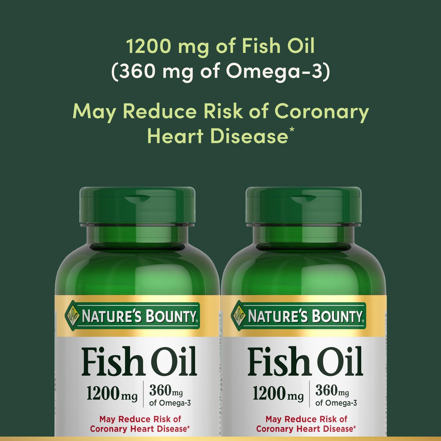 Nature's Bounty Fish Oil Softgel 360 Count