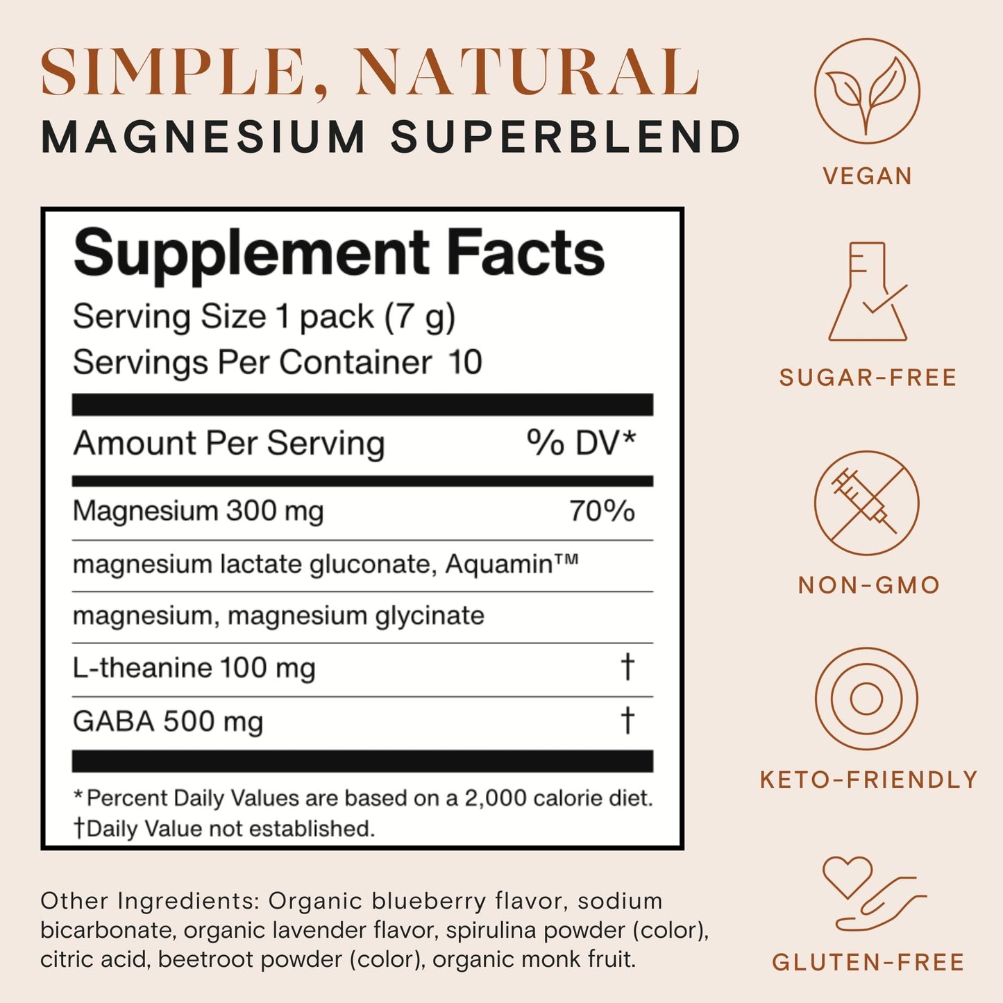 Ned mellö Magnesium Supplement Superblend Powder 2.72 oz