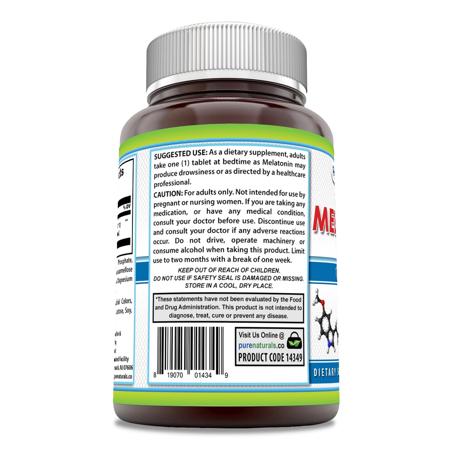 Pure Naturals Melatonin Supplement Tablet 1