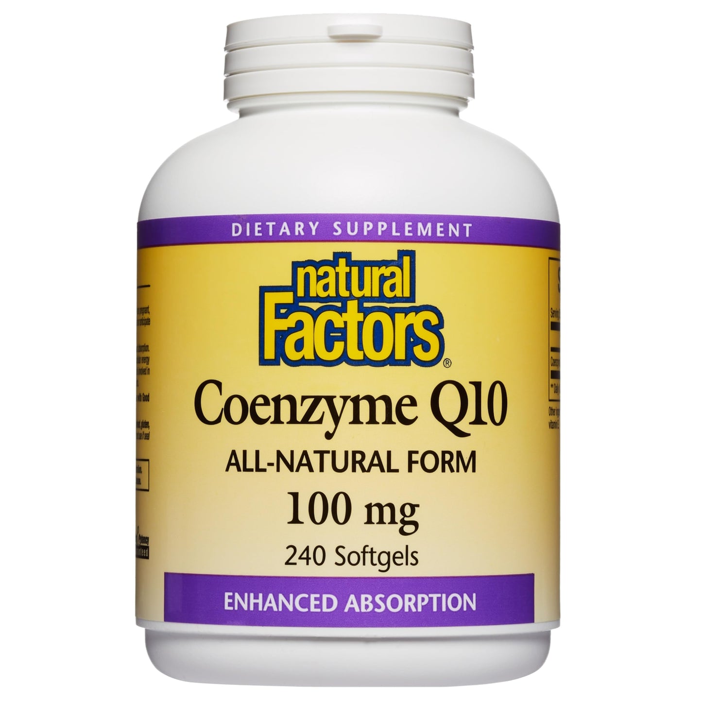 Natural Factors Coenzyme Q10 Softgels 240