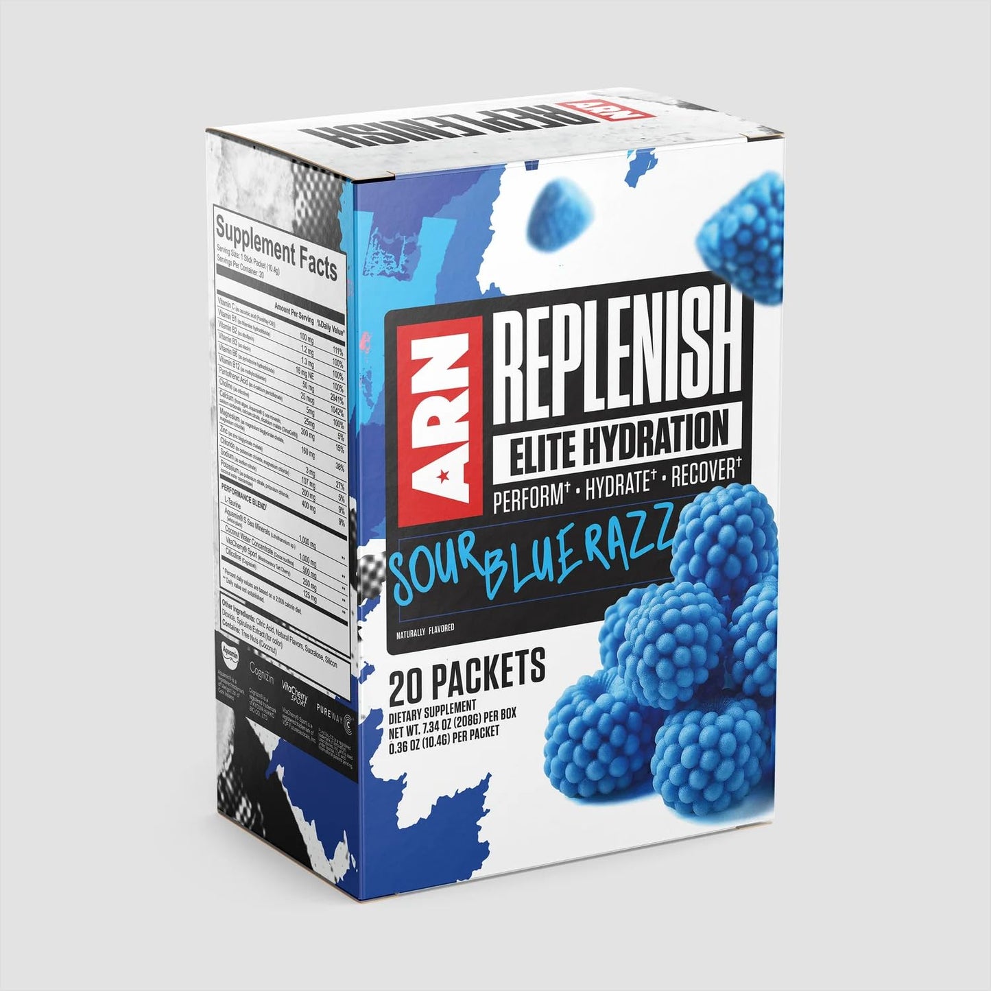 Arms Race Nutrition Replenish Elite Hydration Powder, 8 oz