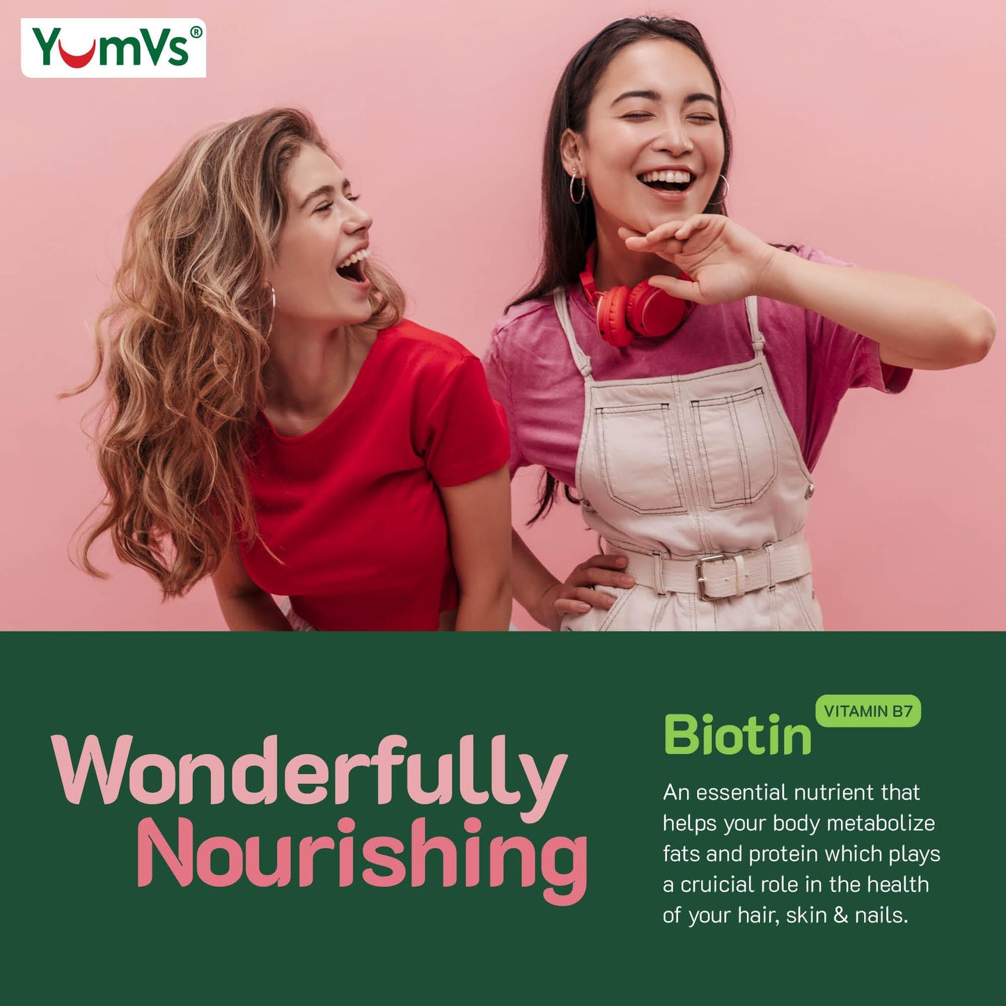 YUM-V'S Biotin Gummies 5000mcg Gummy 60 Count