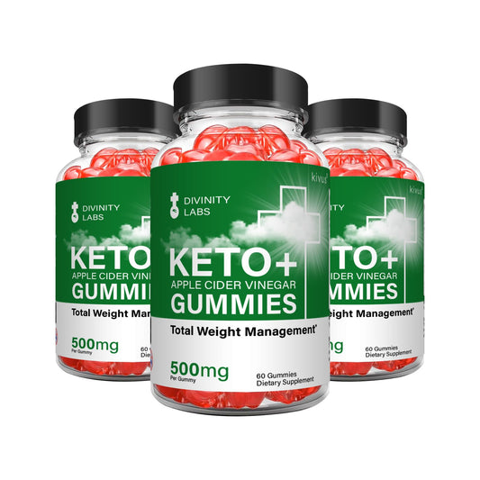 Kivus Divinity Labs Keto Apple Cider Vinegar Gummies, 180 Gummies