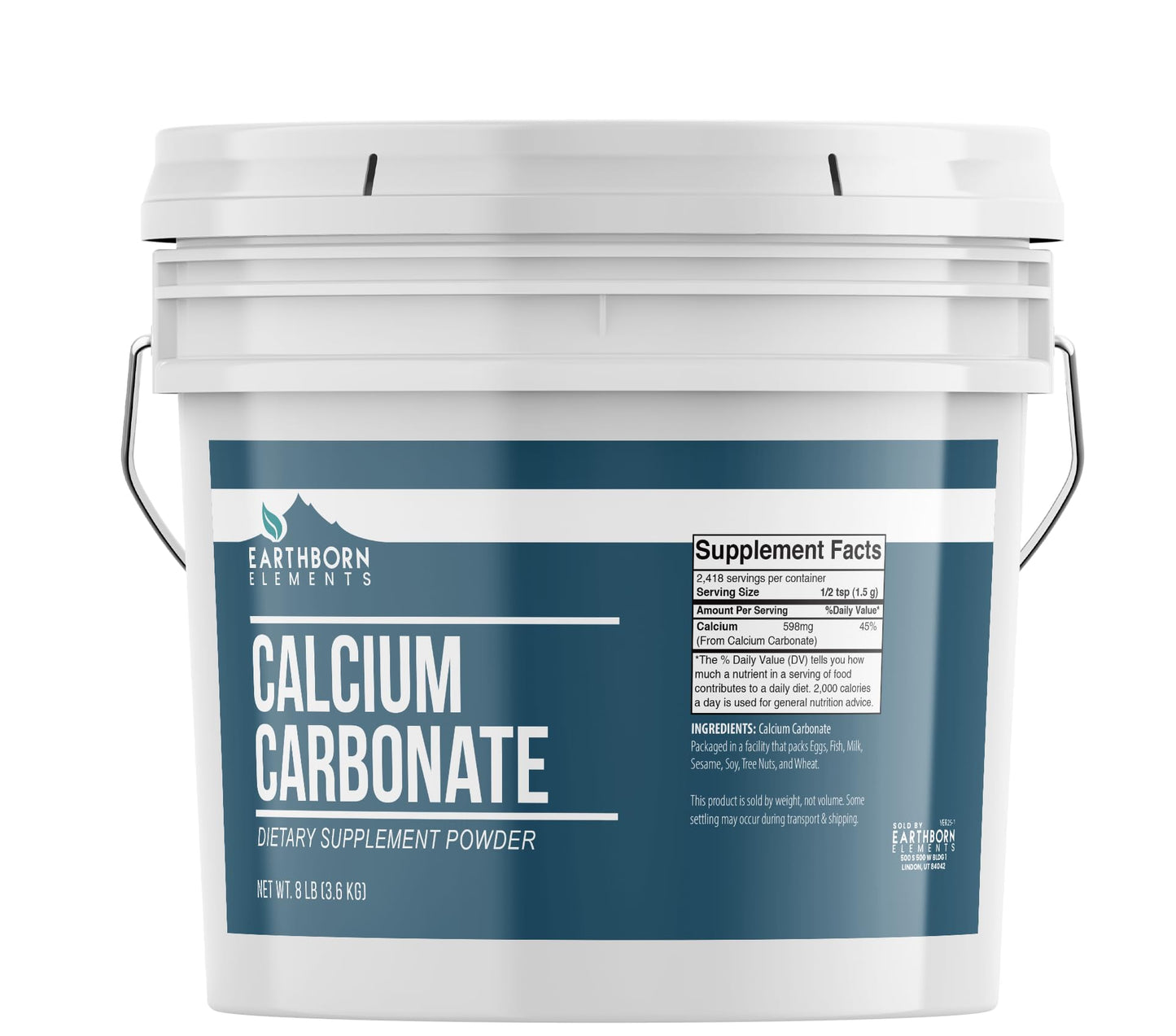 Earthborn Elements Calcium Carbonate Powder 126 oz