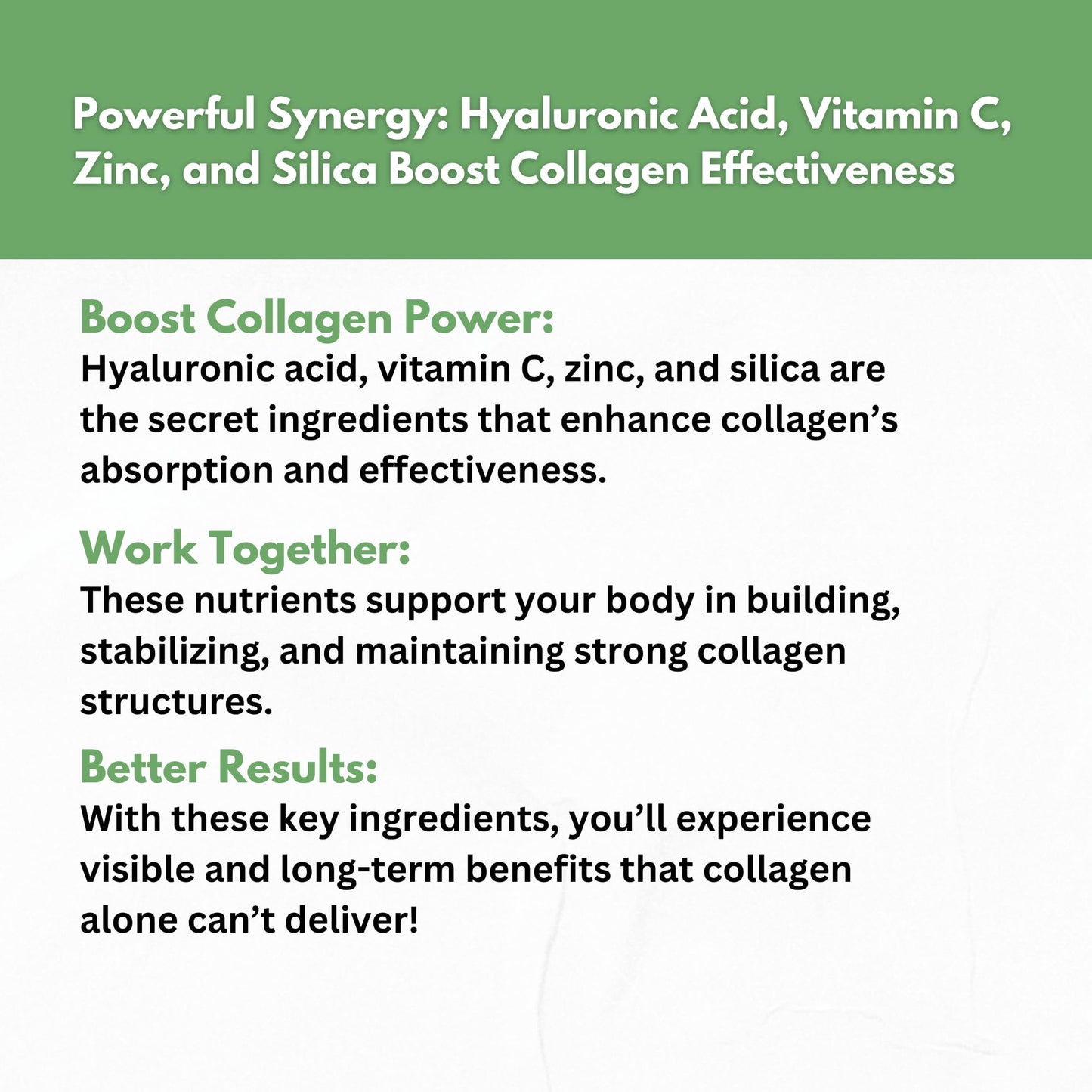 HCL Herbal Code Labs Collagen Peptides Powder with Vitamin C & Hyaluronic Acid 1 oz