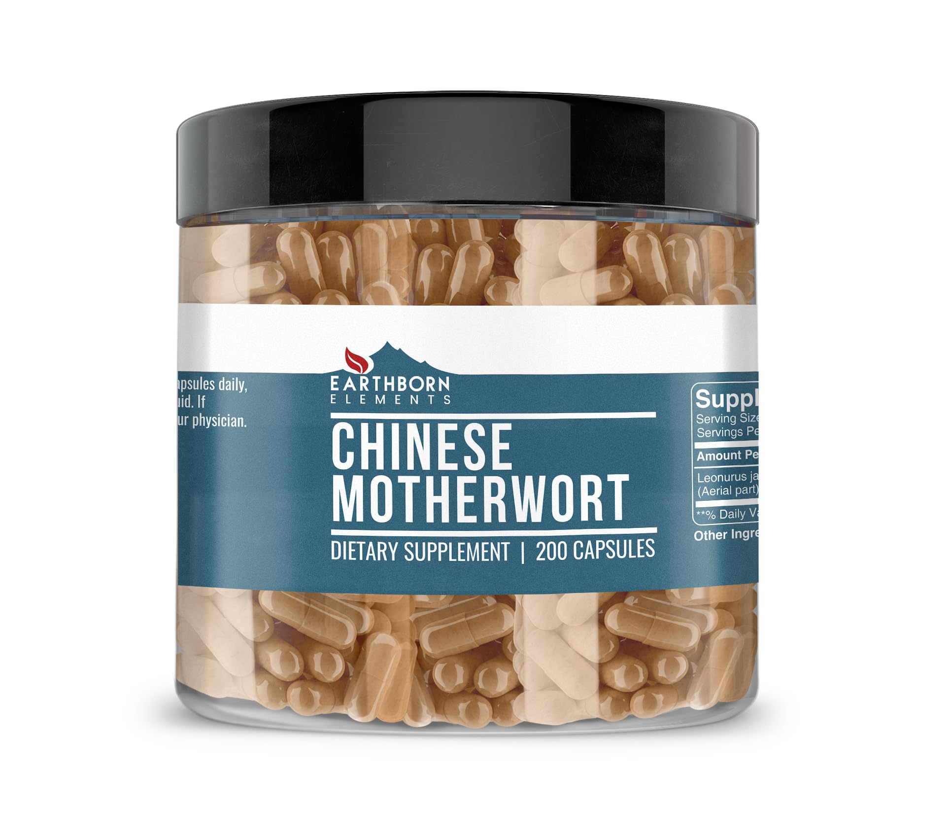 Earthborn Elements Chinese Motherwort Capsules 200 Count