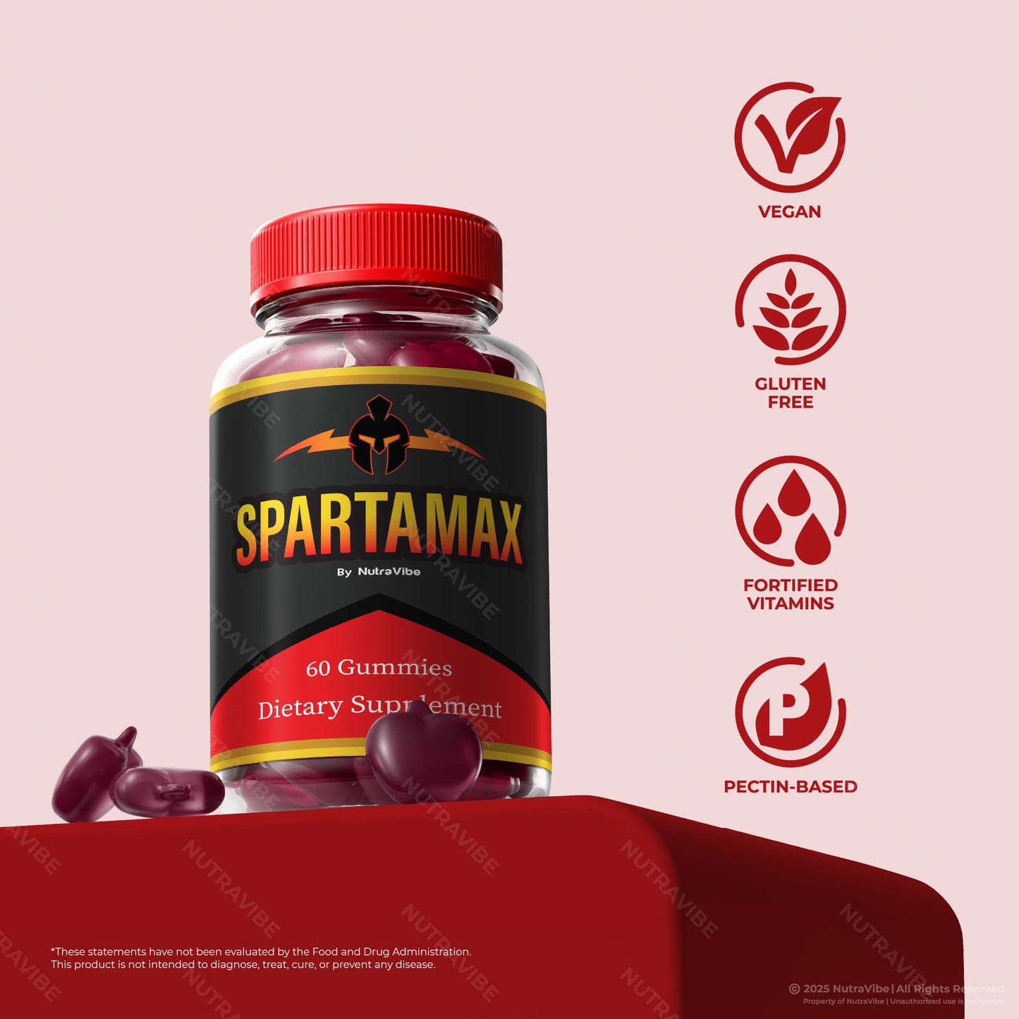 NutraVibe SpartaMax Gummy 120 Gummies