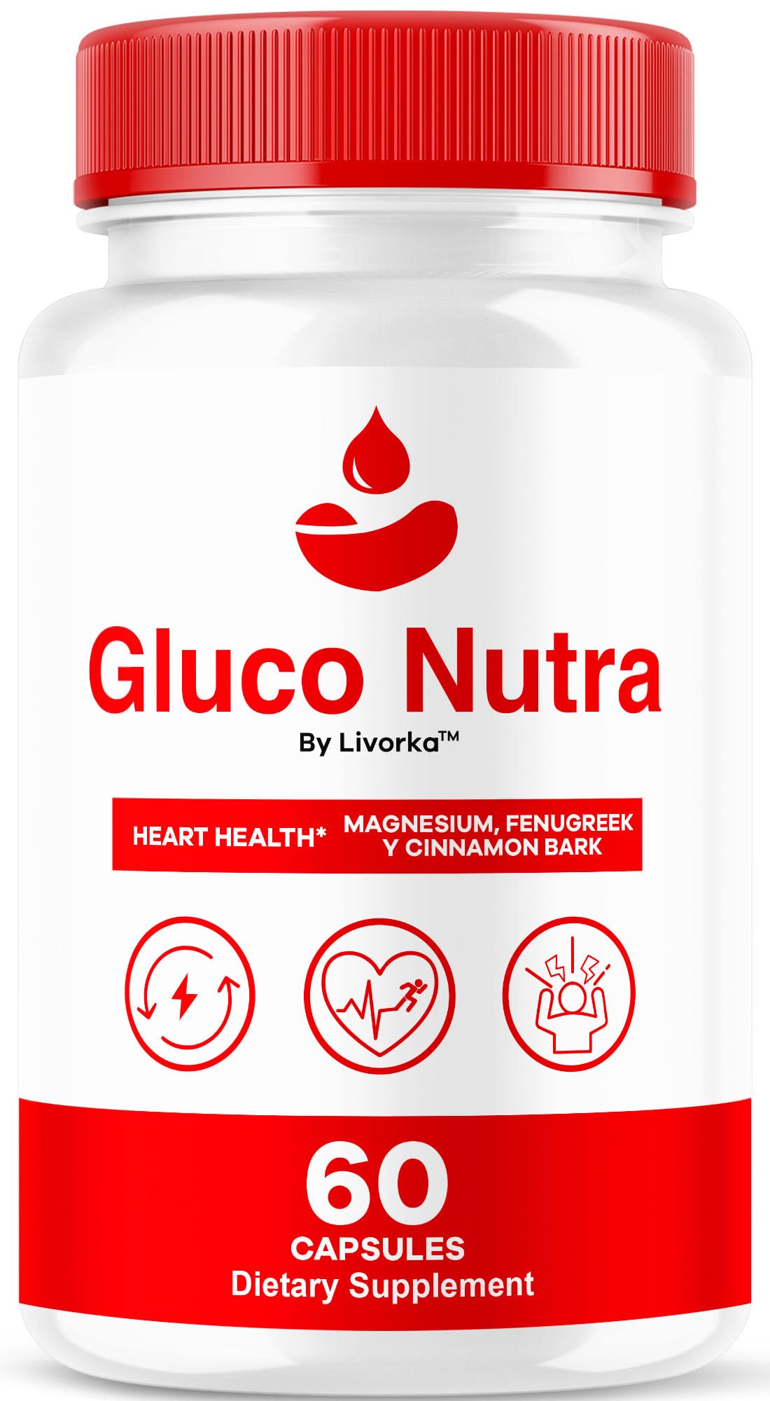 LIVORKA Gluco Nutra Premium Balanced Formula Capsules, 60 Count